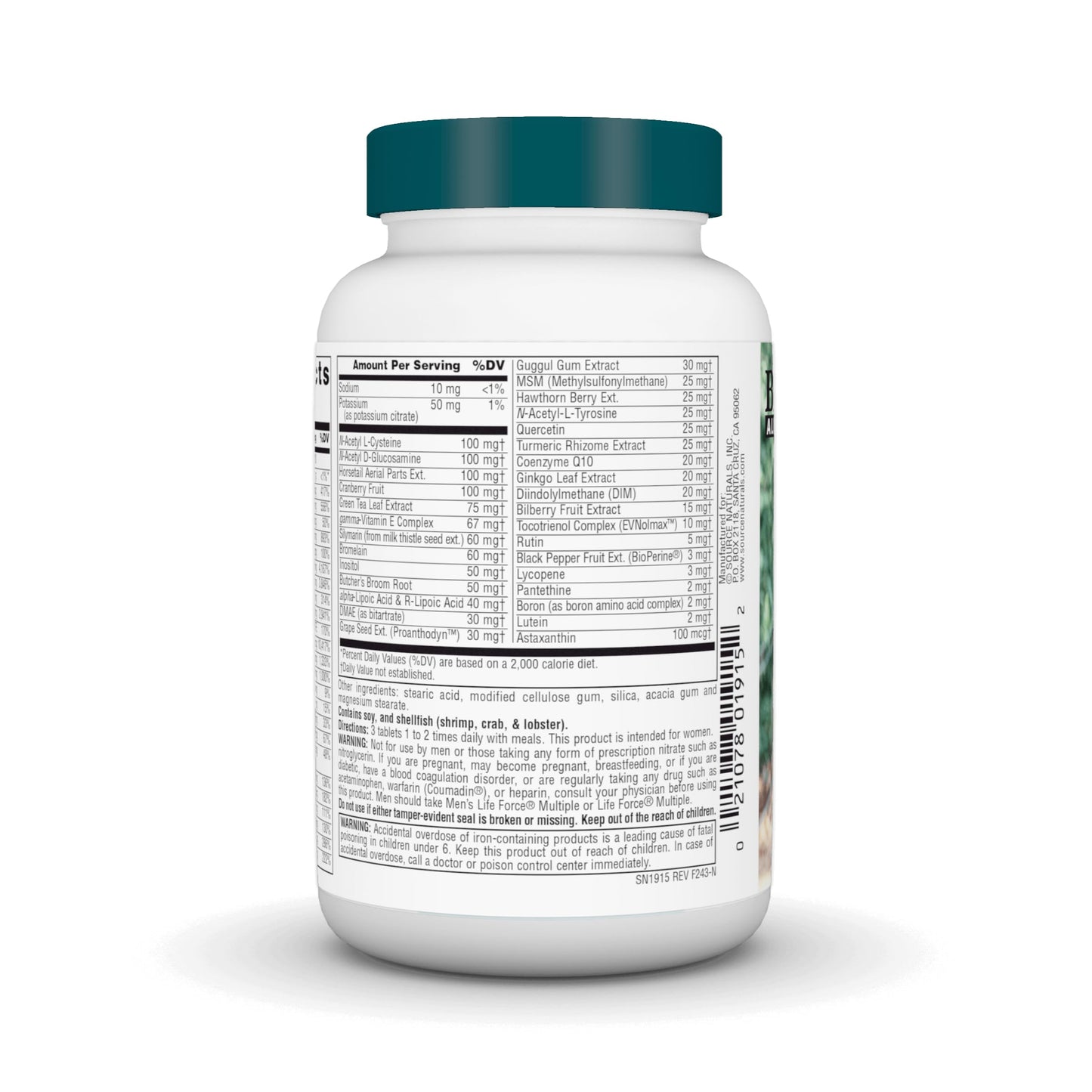 Source Naturals Women's Life Force Multiple Tablets, 45 Tablets