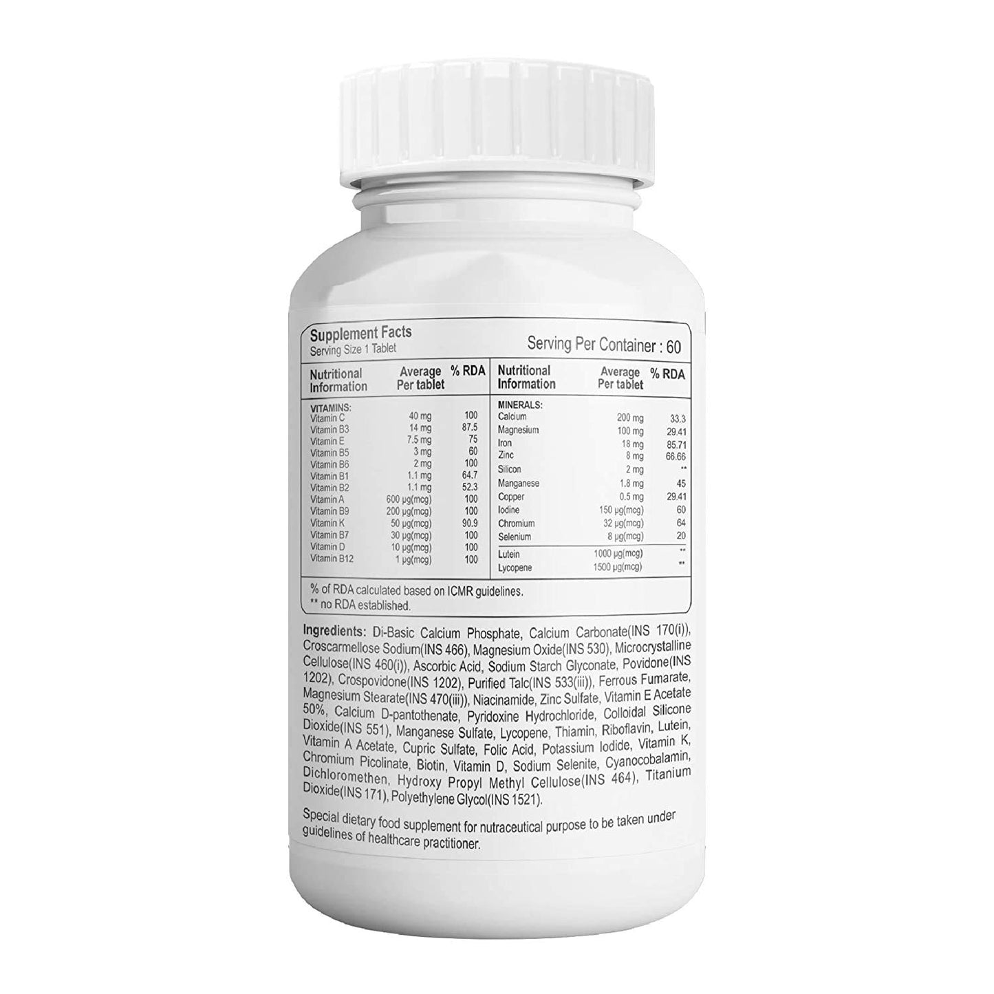 Kaxilu Cenvitan Women Multivitamin & Multimineral with 26 Nutrients, 60 Tablets