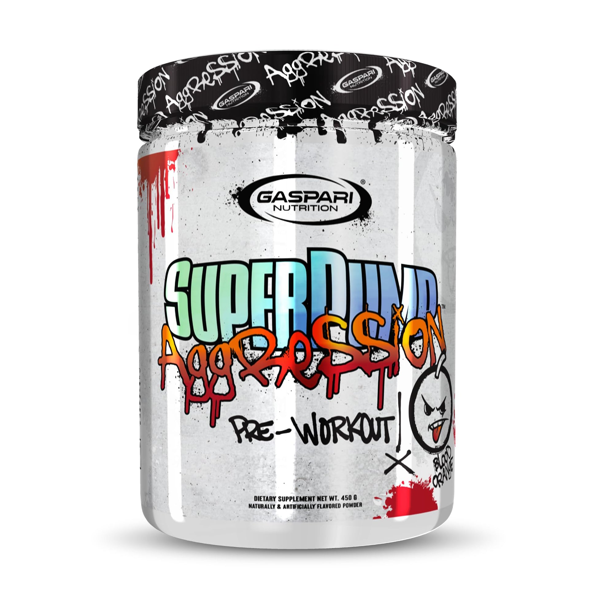 Gaspari Nutrition SuperPump Aggression Pre-Workout Powder Blood Orange 15.87 oz