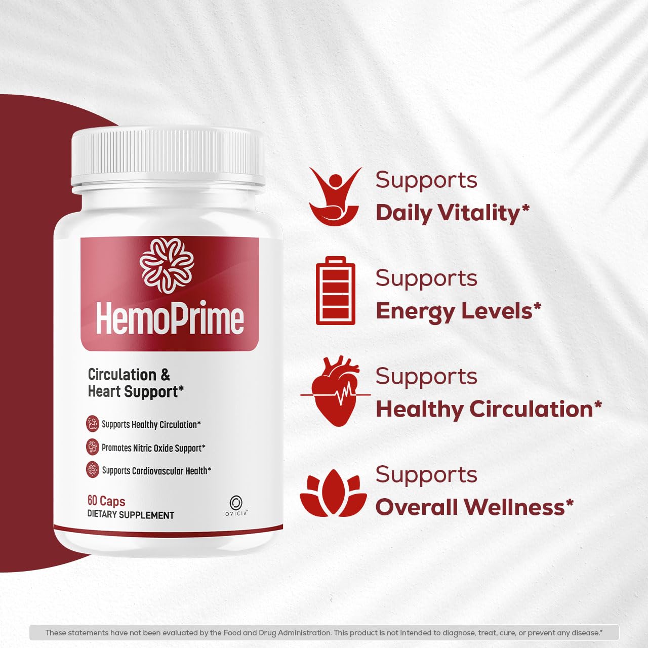 OVICIA HemoPrime Capsules, 120 Capsules