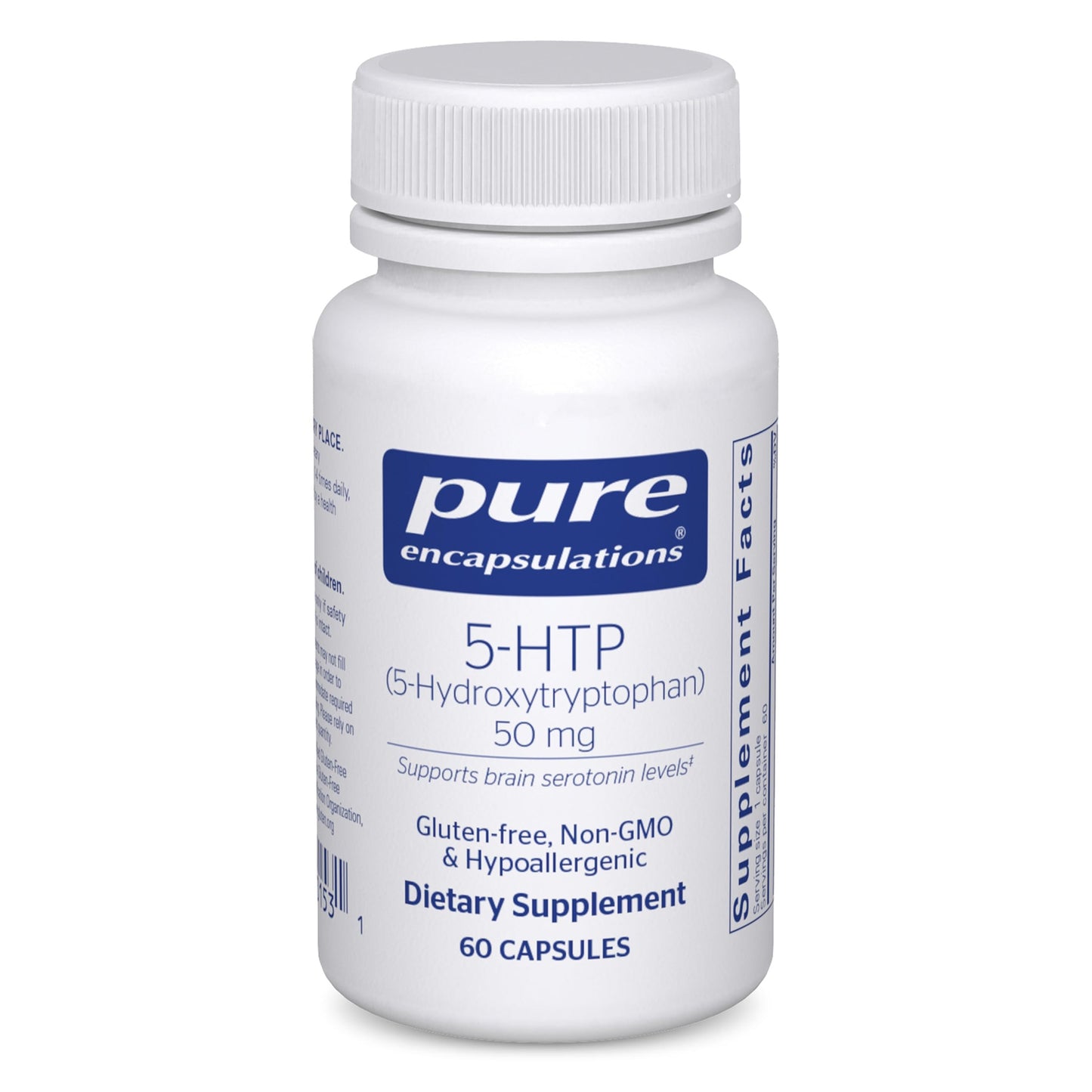 Pure Encapsulations 5-HTP 50 mg Capsules, 60 Count