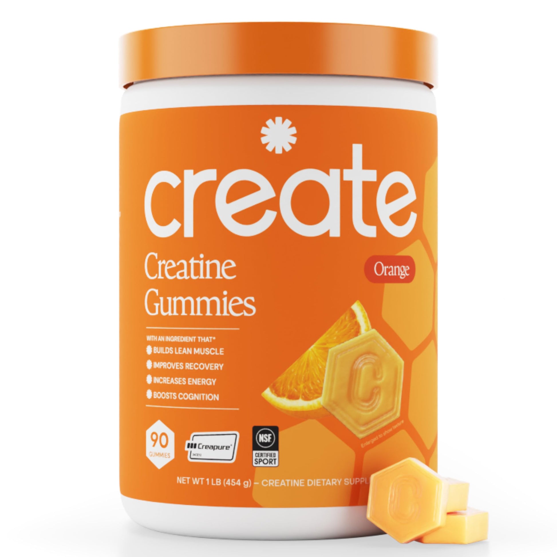 Create Creatine Monohydrate Gummies, 90 Count