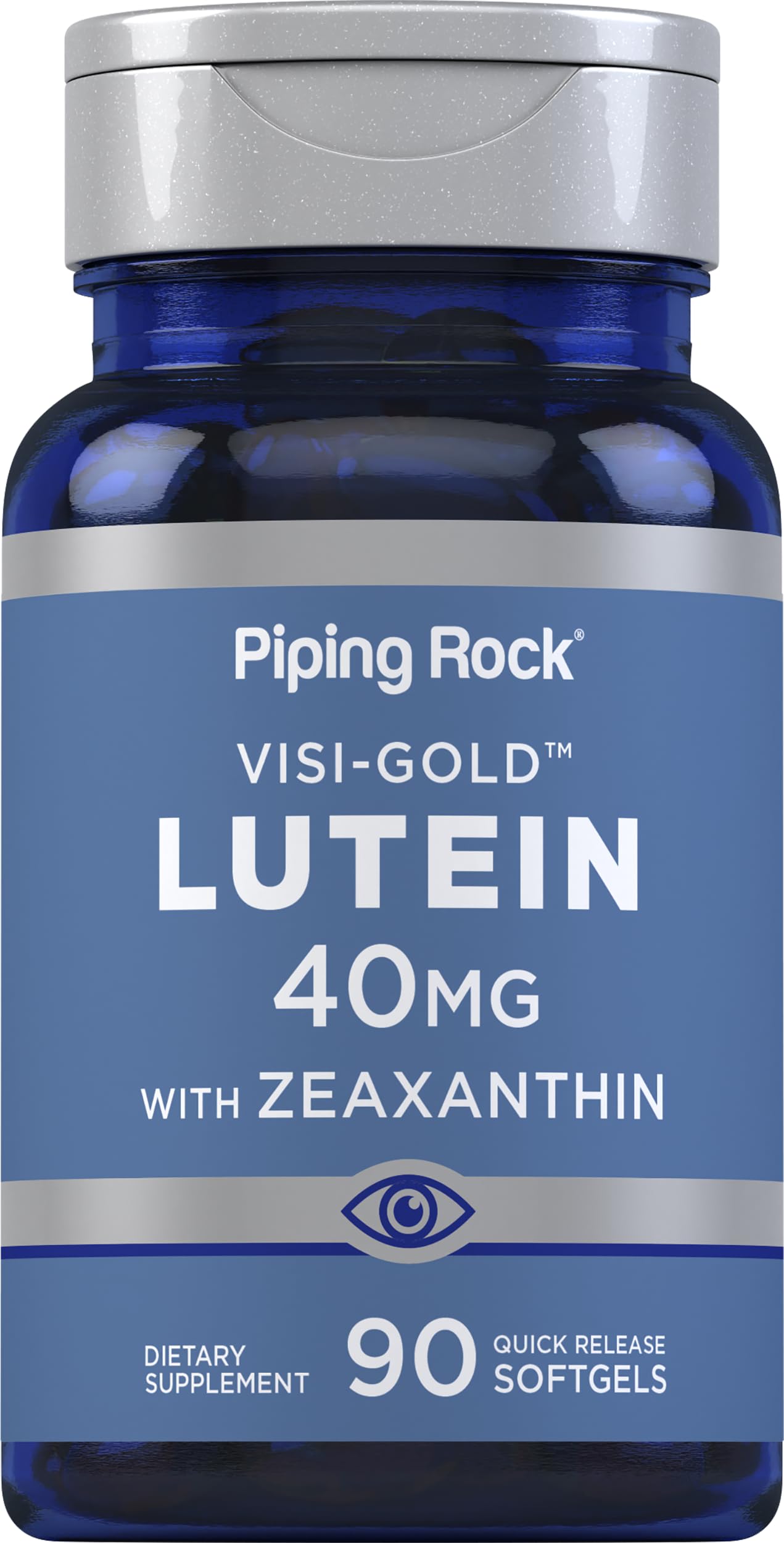 Piping Rock Lutein and Zeaxanthin 40mg Softgels, 90 Count