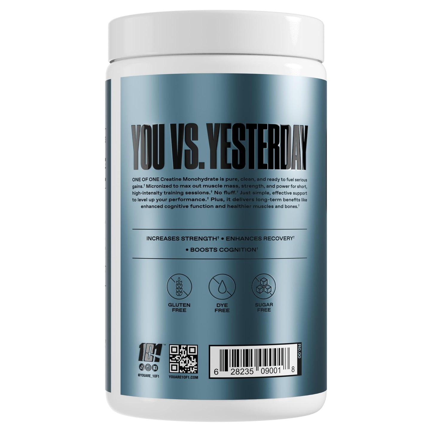 ONE OF ONE Creatine Monohydrate Powder, 14.1 oz, 80 Servings