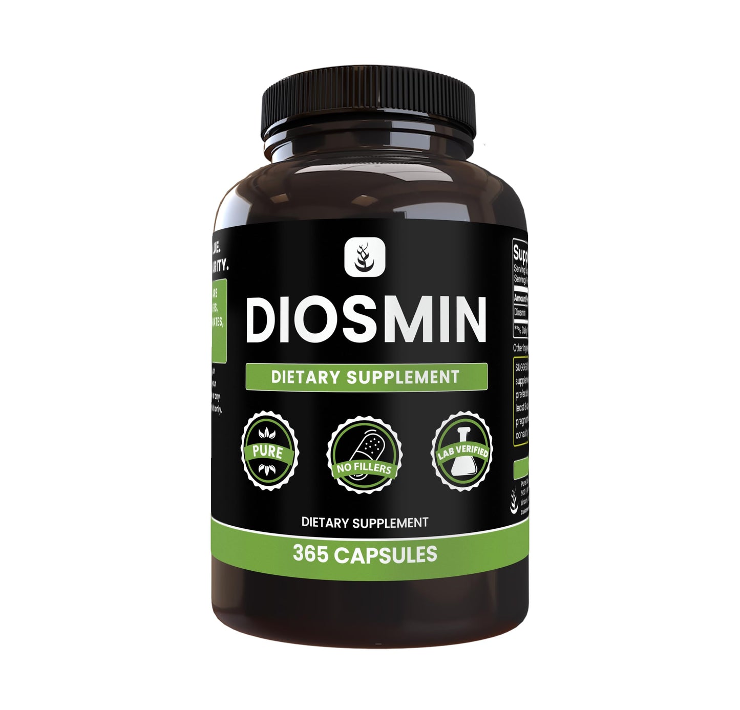 PURE ORIGINAL INGREDIENTS Diosmin 365 Capsules