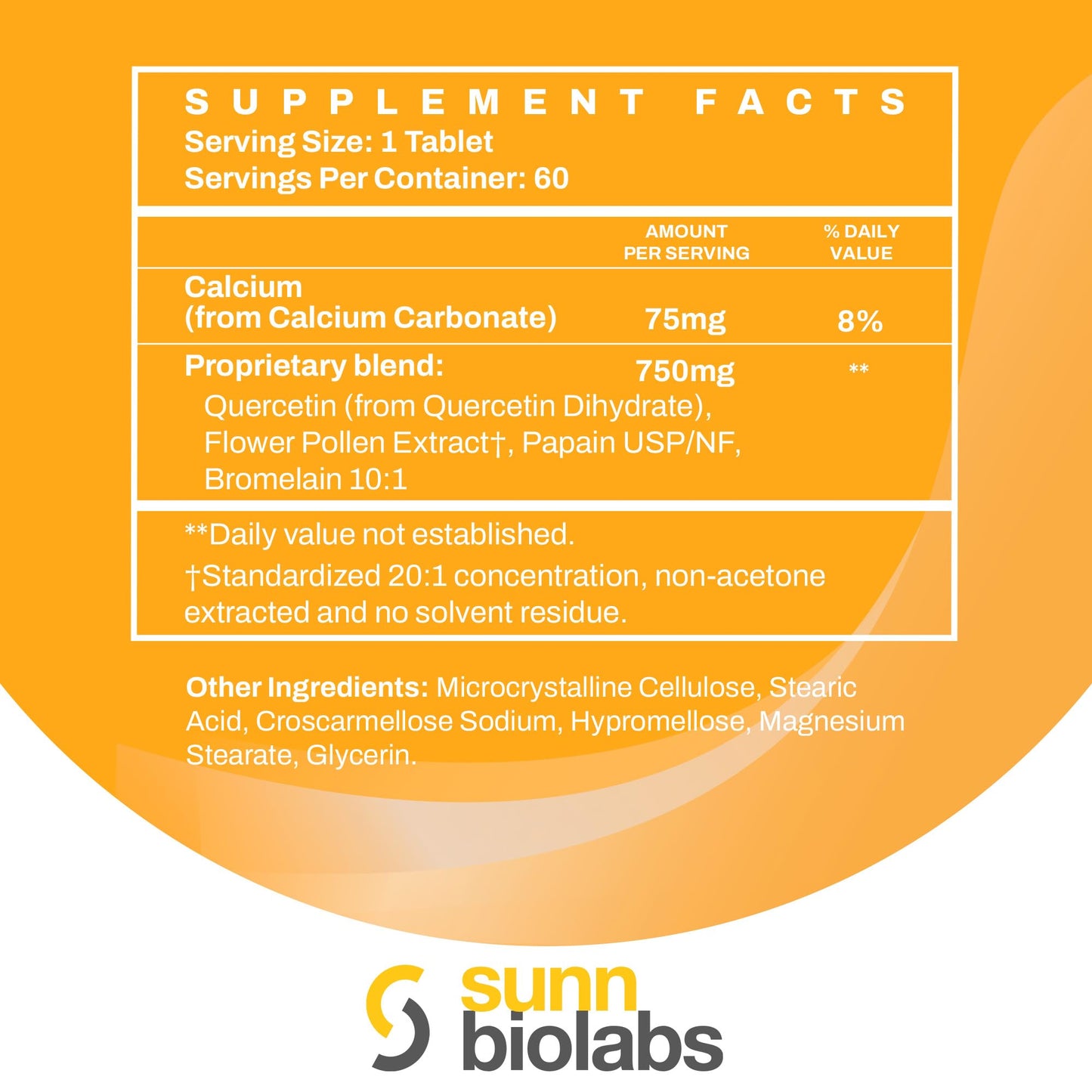 SUNN BIOLABS Urolo-Q Extra-Strength Prostate Support Tablet 60 Count