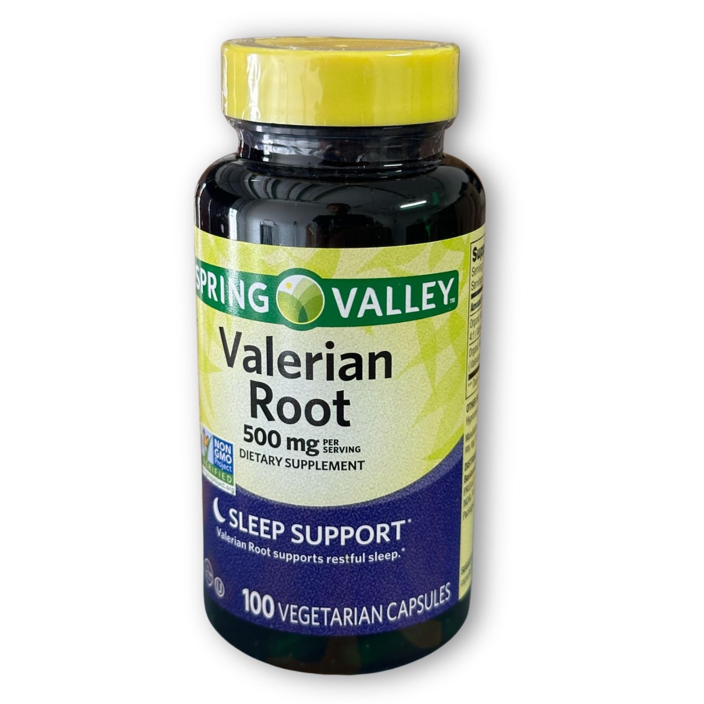 Fusion Shop Store Valerian Root 500mg Vegan Capsules, 100 Count