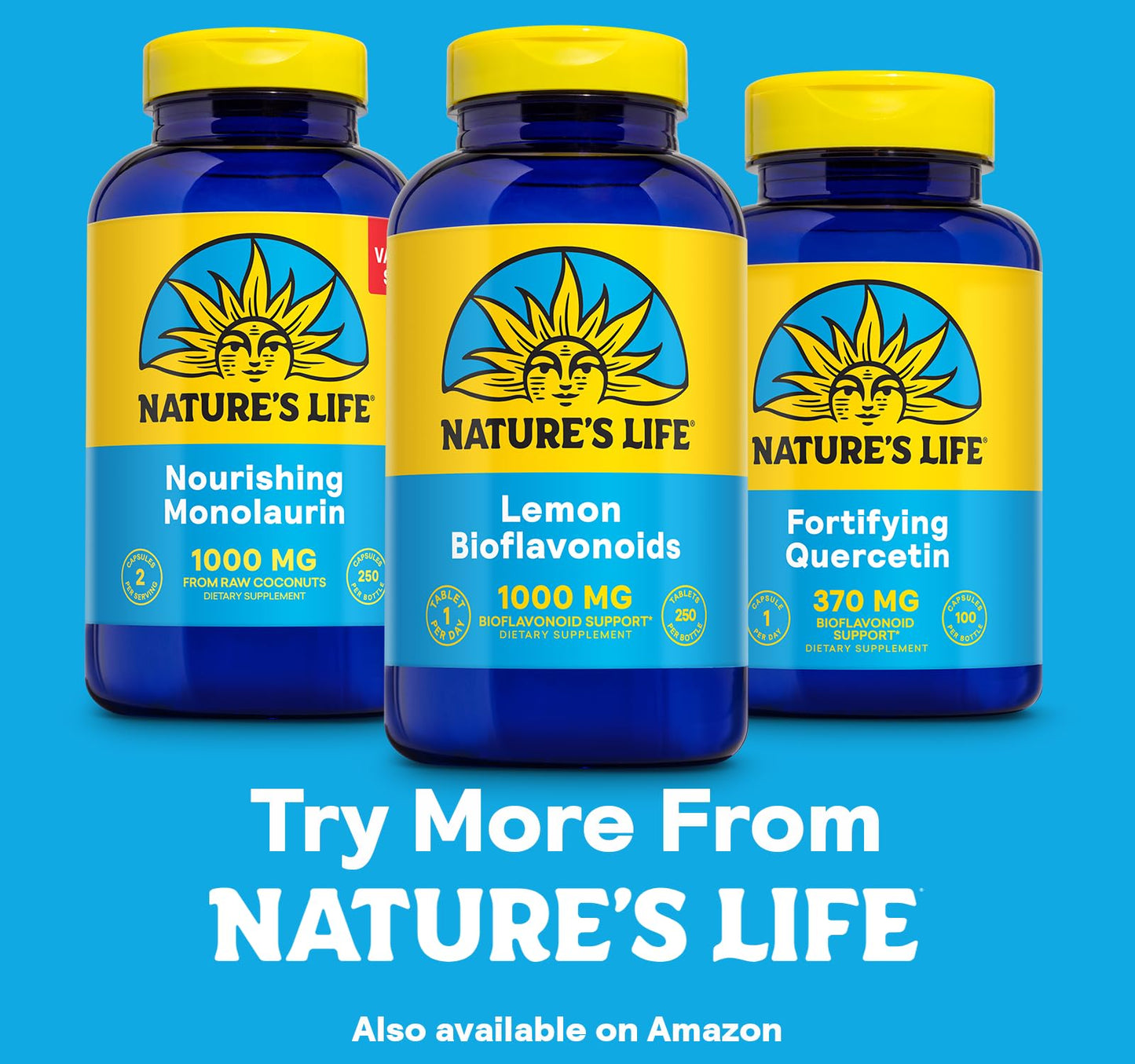 Nature's Life Lemon Bioflavonoids 1000mg Capsule, 250 Count