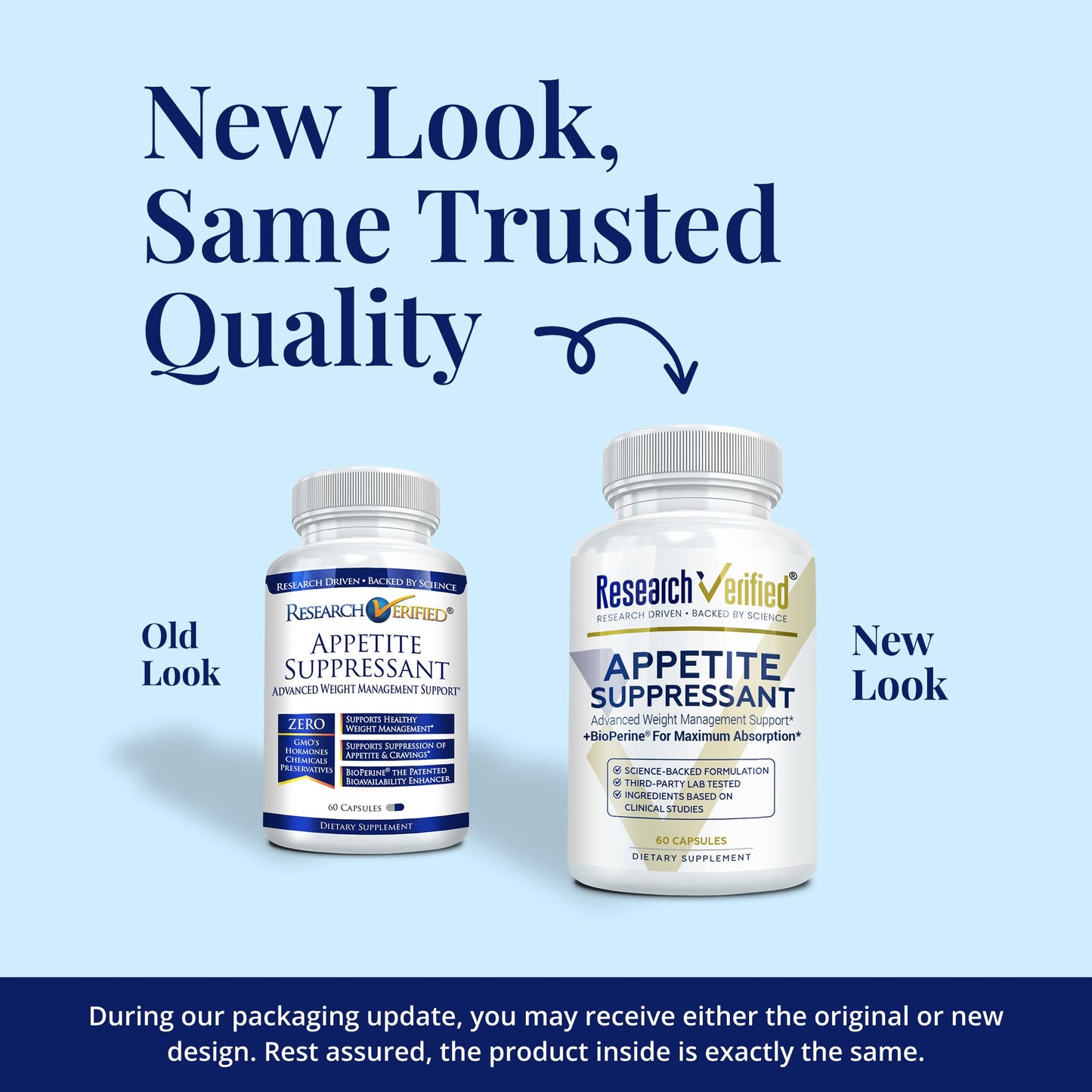 Research Verified Appetite Suppressant Capsules 180