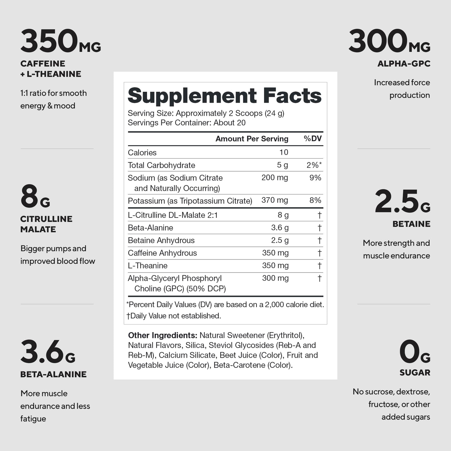 LEGION Pulse Pre Workout Powder 17.5