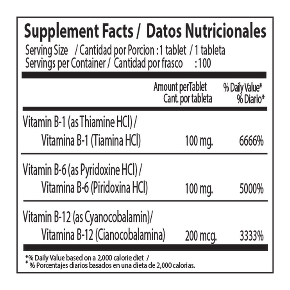 Neurobion Energy + High Potency B-Vitamin Dietary Supplement with Zinc Tablets, 1 Count