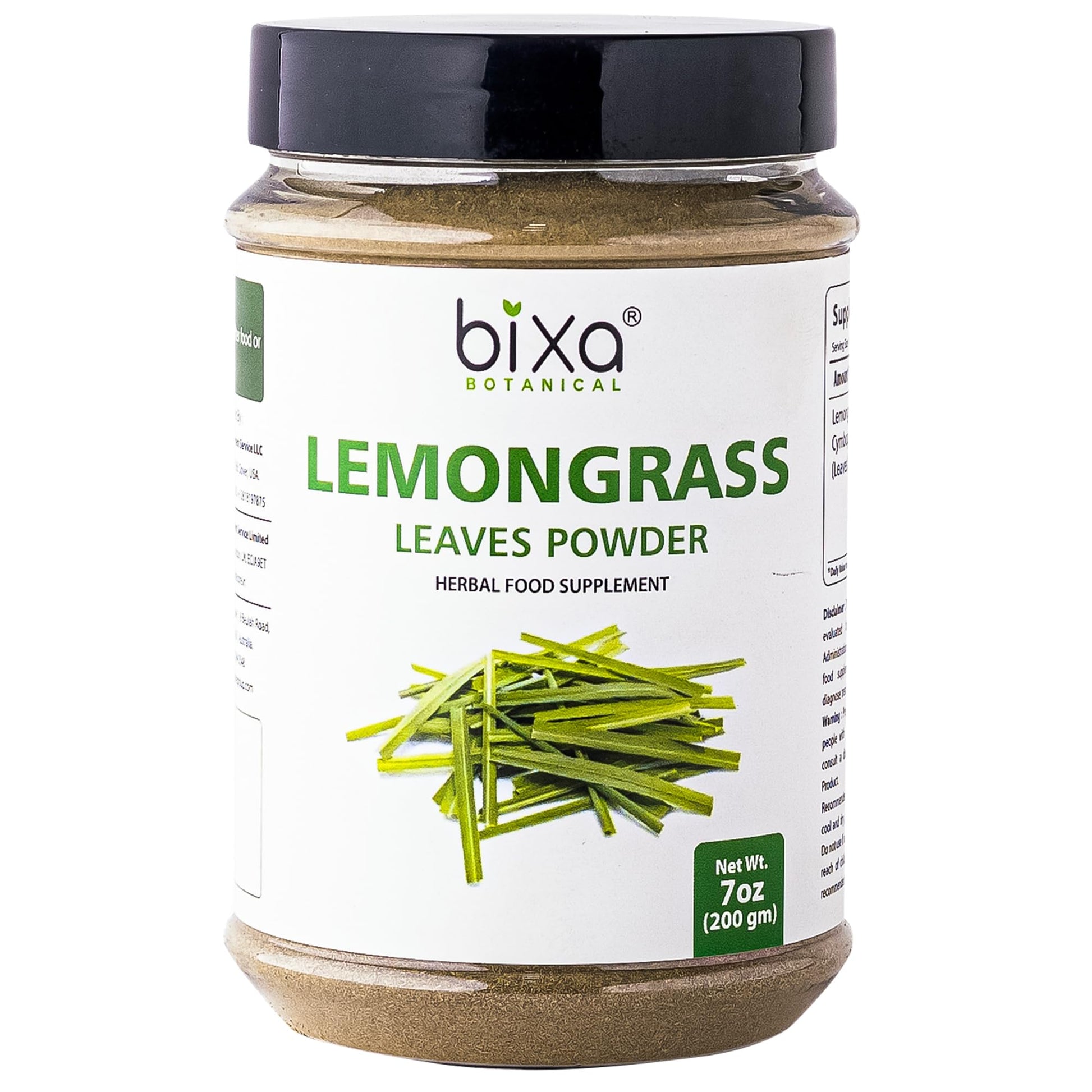 bixa BOTANICAL Lemongrass Powder 7.0548 oz