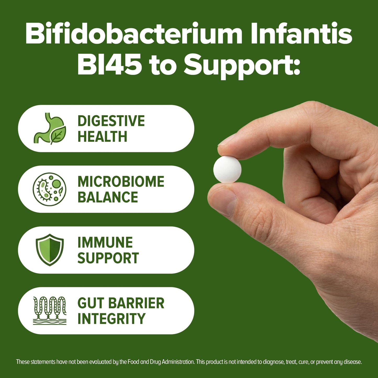 Natural Foundation Supplements Bifidobacterium Infantis Probiotic Tablet 240