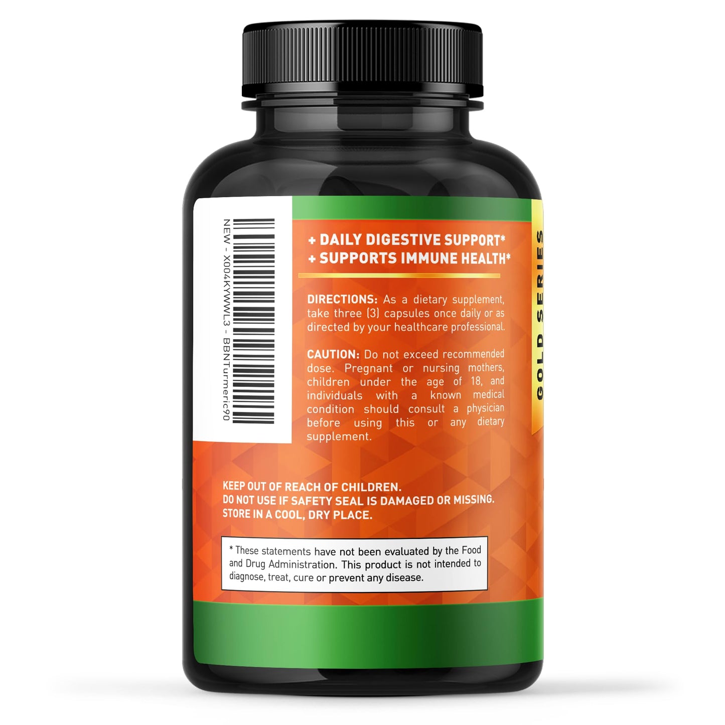 Built by Nature Turmeric Curcumin 2250mg, 90 Capsules
