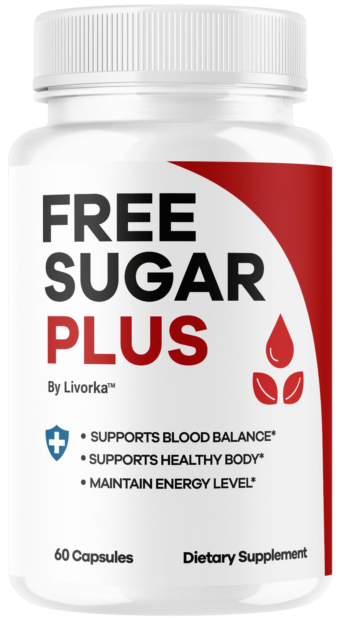 LIVORKA Free Sugar Plus Capsules, 60 Count