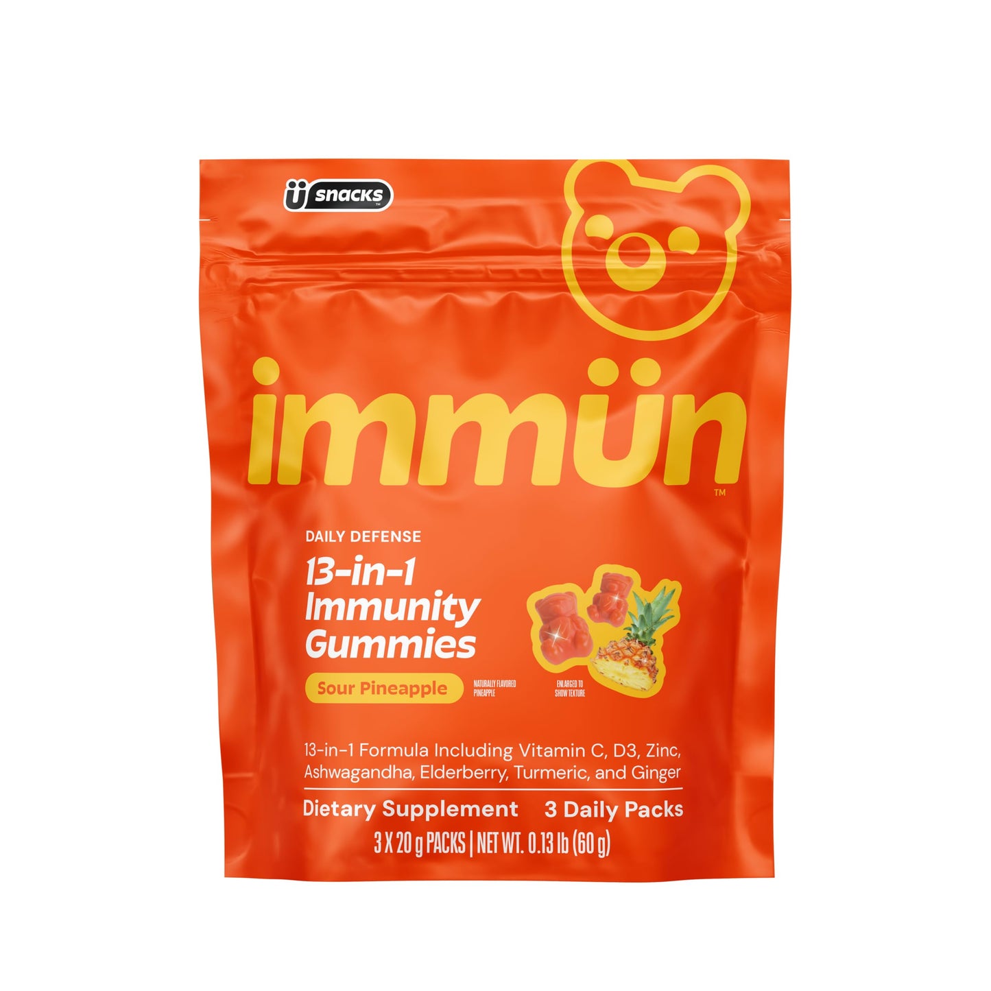 Grüns Immün Gummy Vitamin Supplement - 3 Count