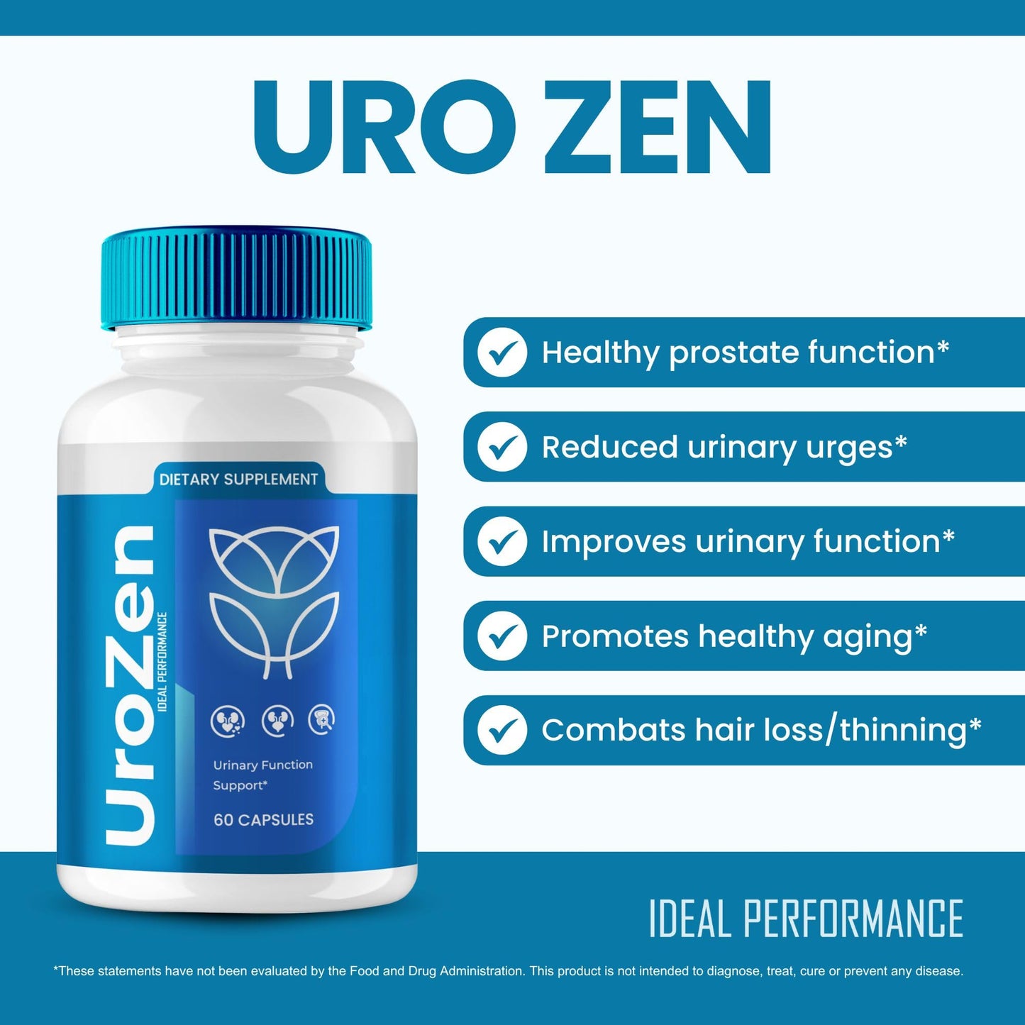 IDEAL PERFORMANCE UroZen Capsules 120