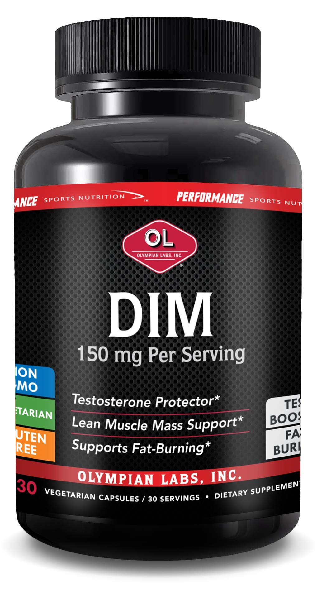 Olympian Labs DIM 150mg Diindolylmethane Supplement Capsules, 30 Count