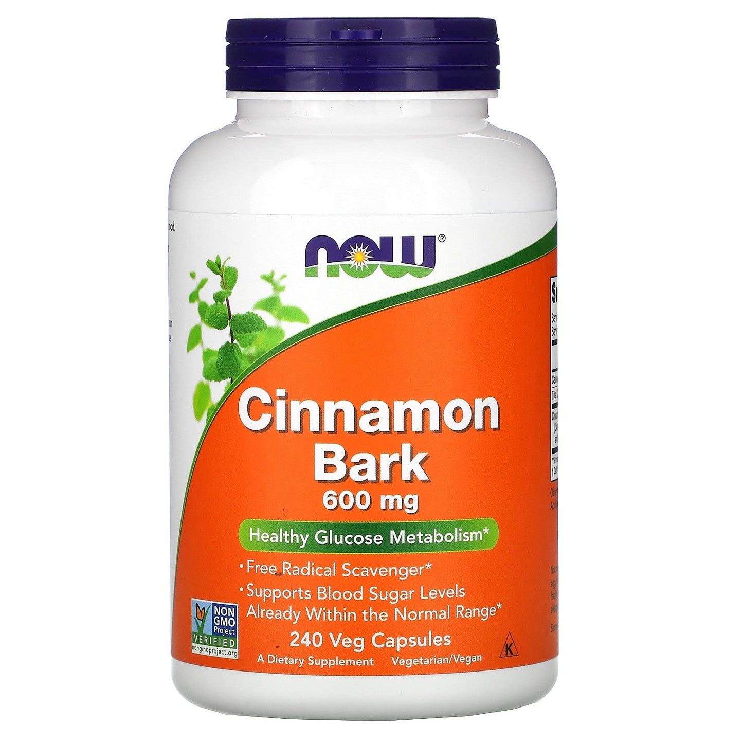 NOW Foods Cinnamon Bark Capsules, 720 Count