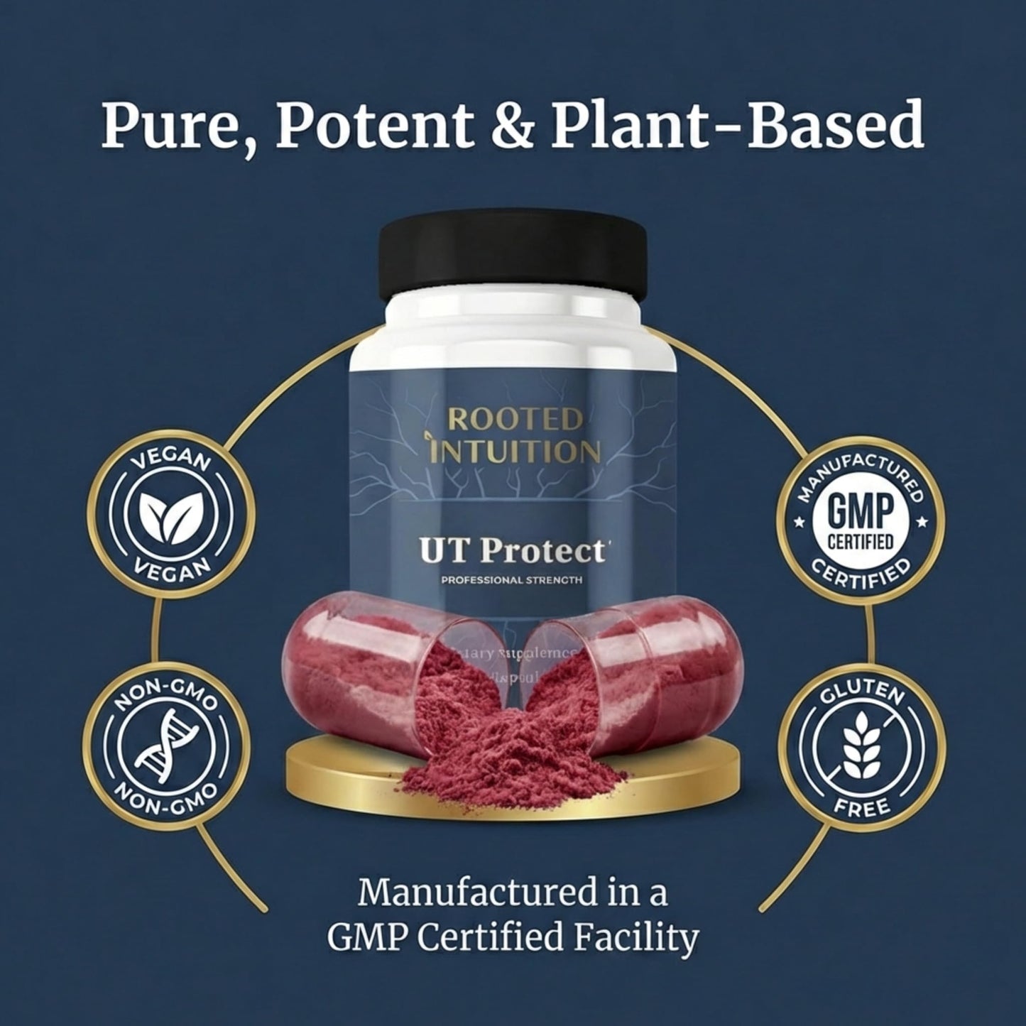Rooted Intuition UT Protect Capsules 30