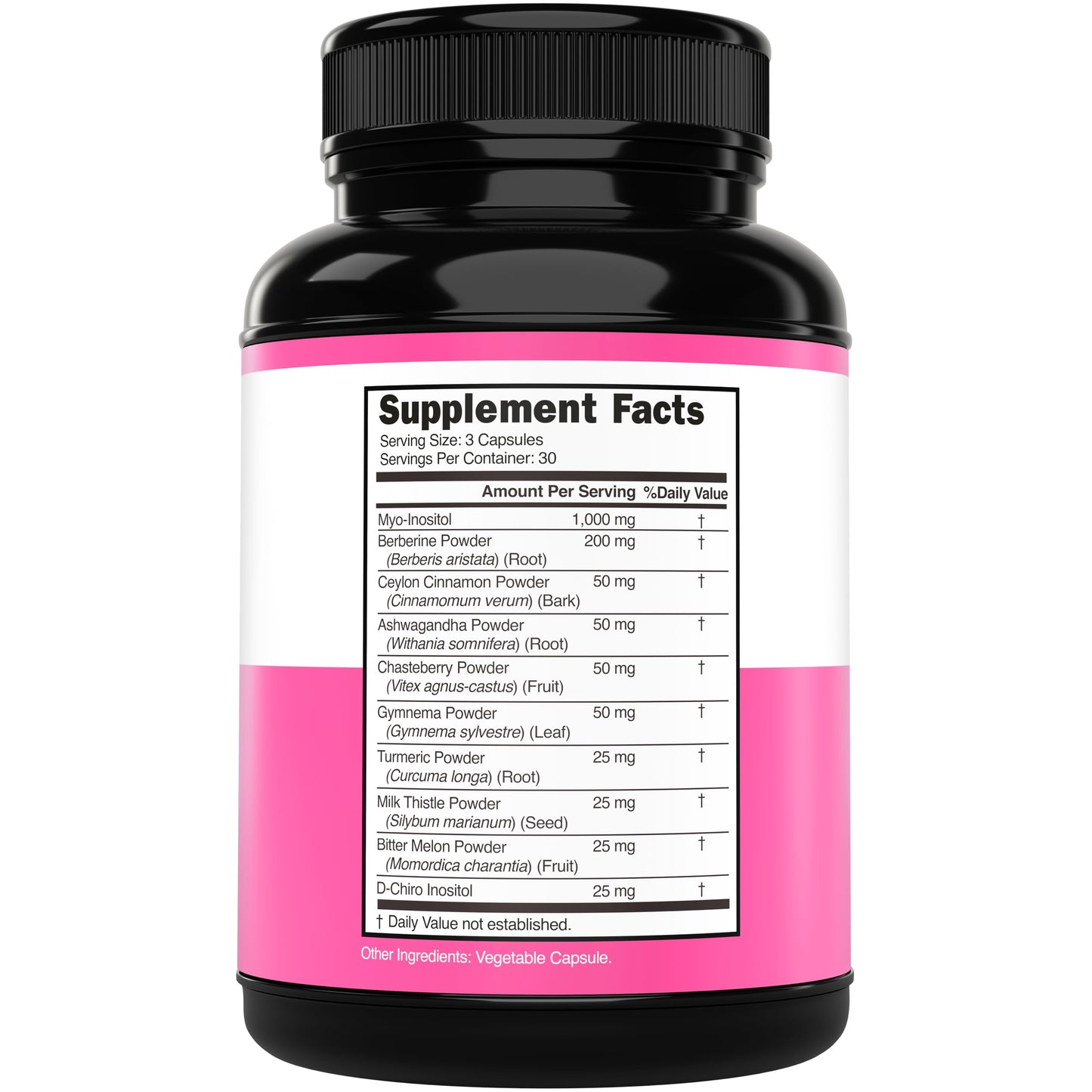 DORADO NUTRITION Myo-Inositol & D-Chiro Inositol Supplement for Women (40:1 Ratio Myo-Inositol) Capsules, 90 Count