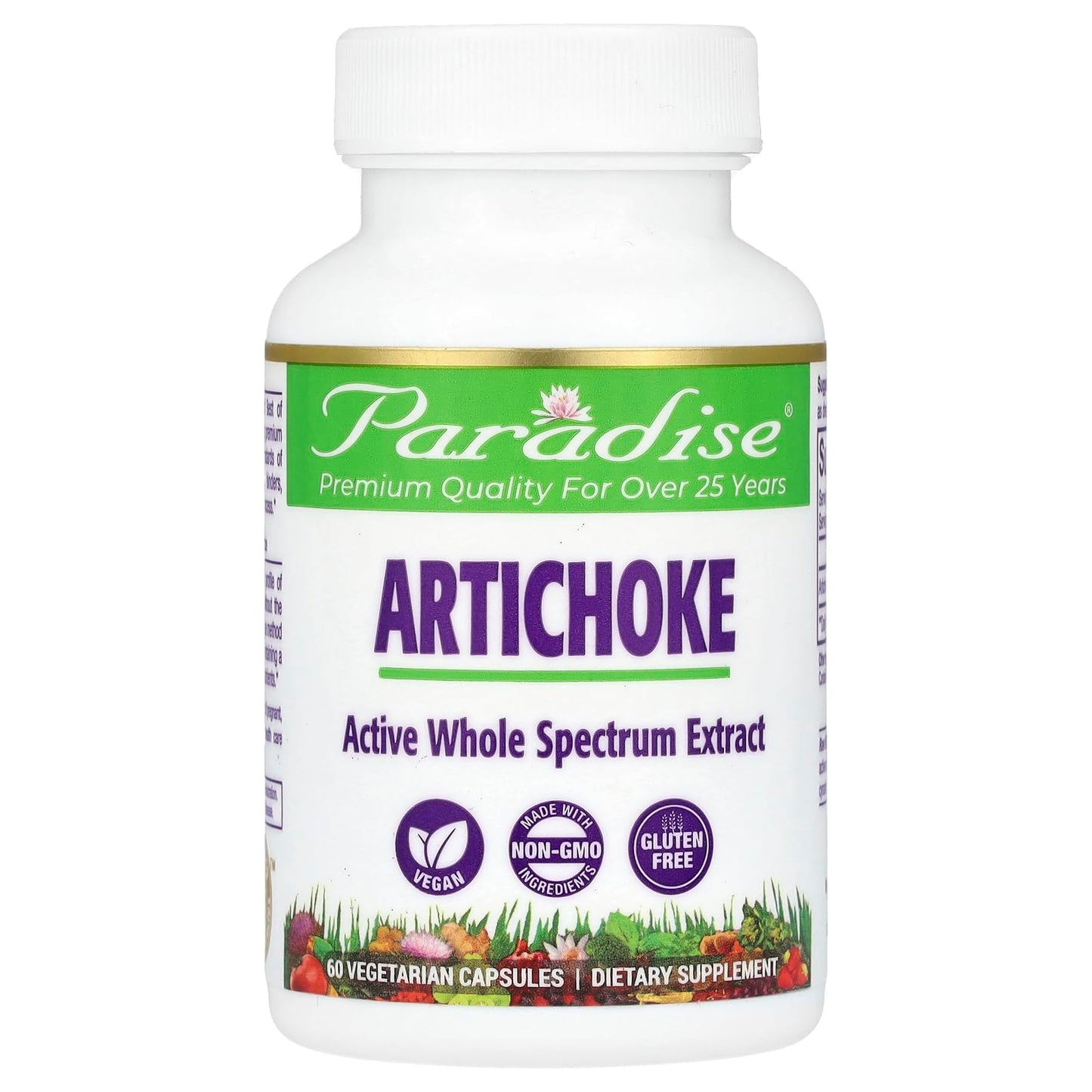 Paradise Herbs Artichoke Capsules 60 Count