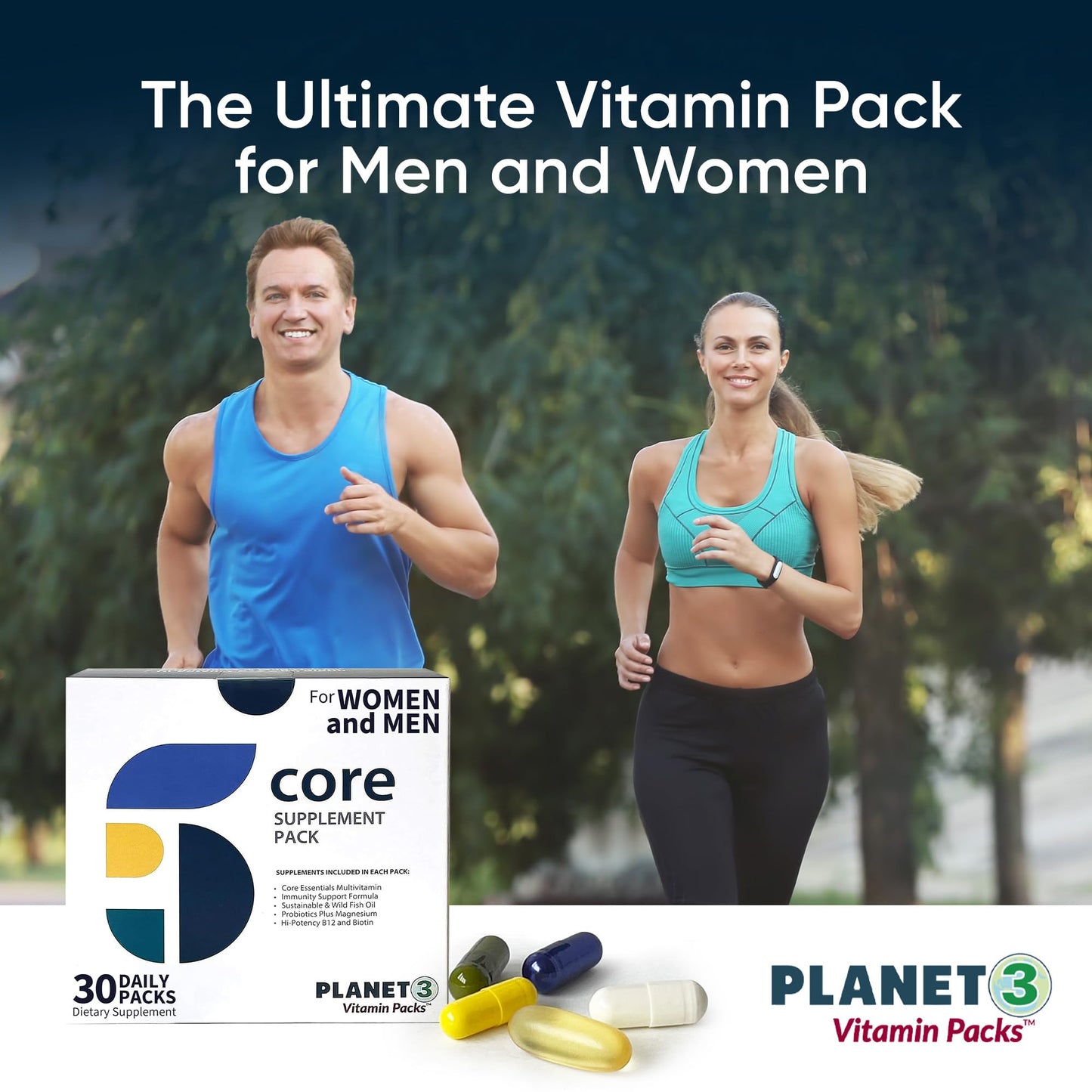 Planet 3 Vitamin Packs 90 Capsules