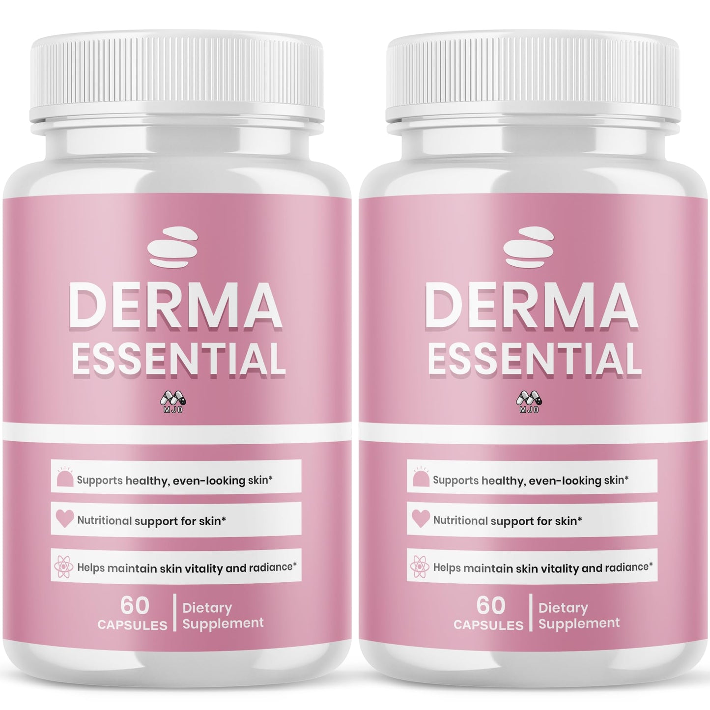 MJO Derma Essential Probiotic Skin & Health Support Capsules, 120 Count