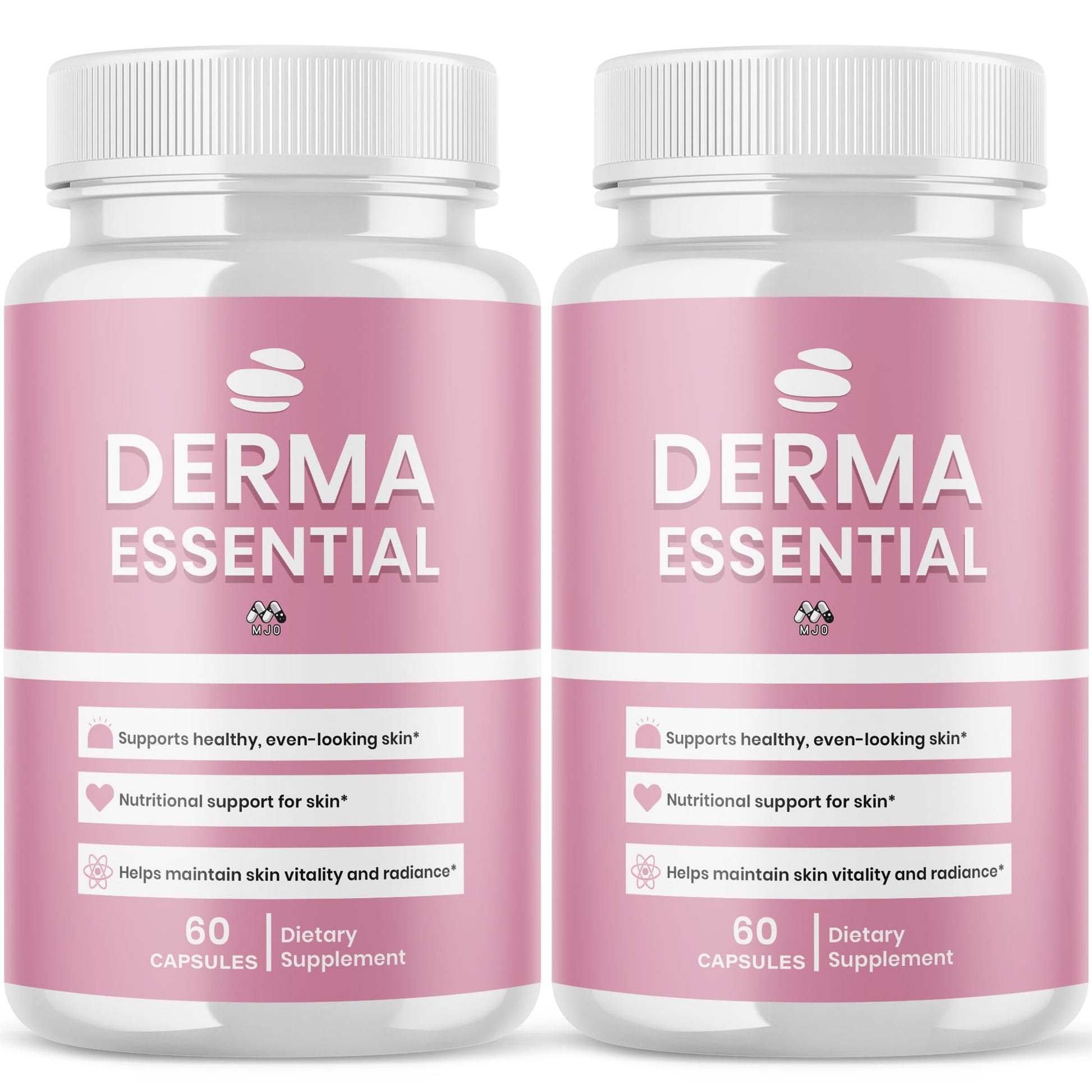 MJO Derma Essential Probiotic Skin & Health Support Capsules, 120 Count