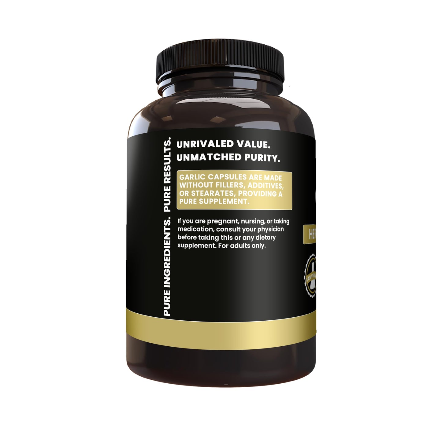 Pure Original Ingredients Garlic Extract Capsules 365