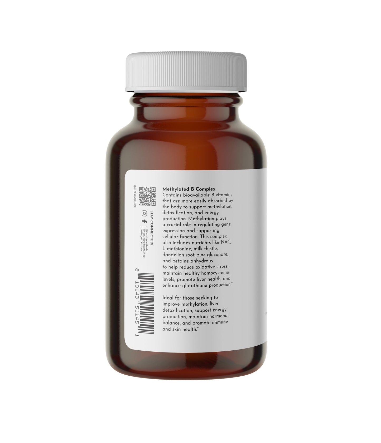 JUST INGREDIENTS Glutathione Complex Capsule, 60 Count
