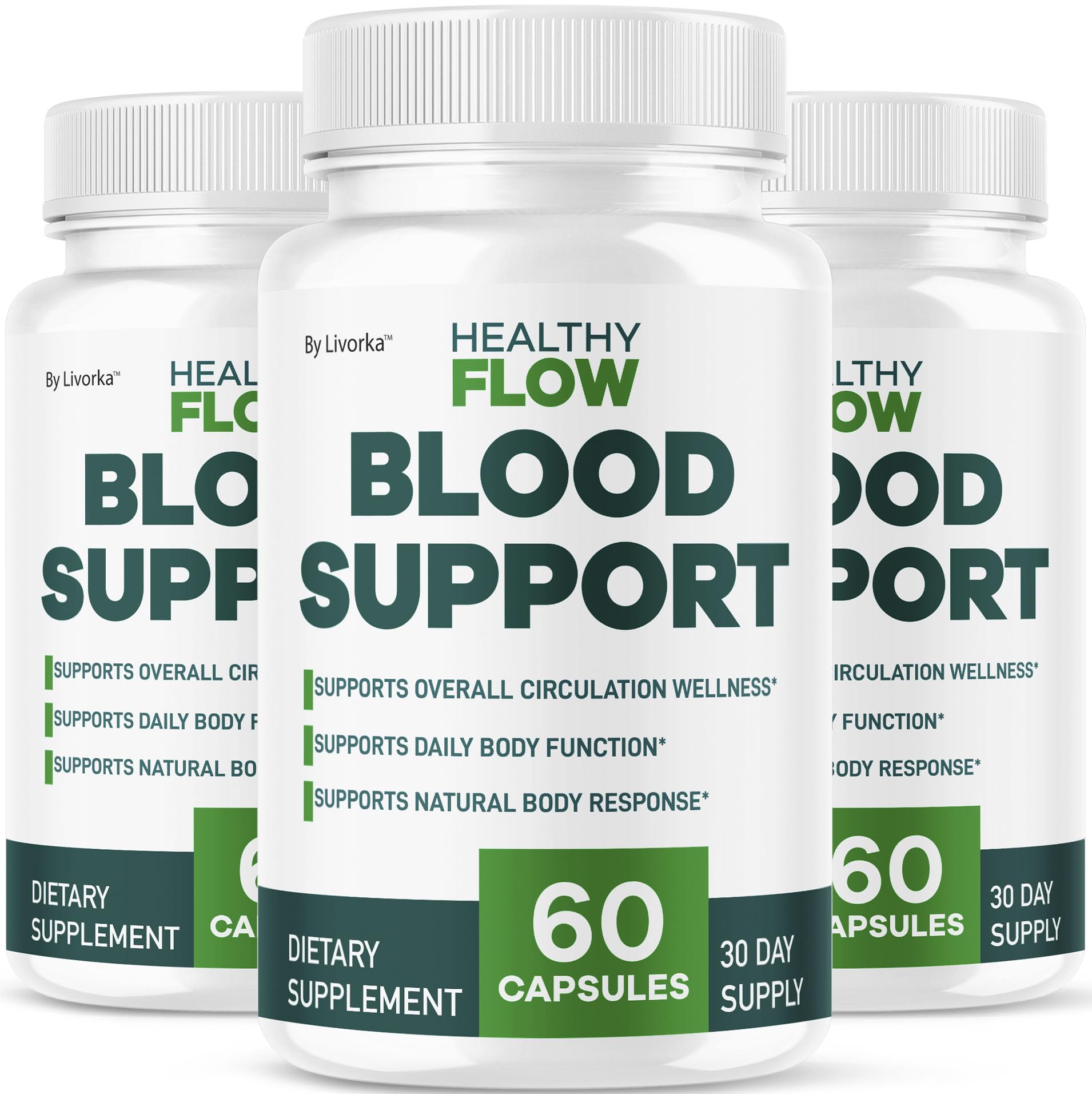 The Sunrise Brand Healthy Flow Blood Support Capsules 180 Capsules