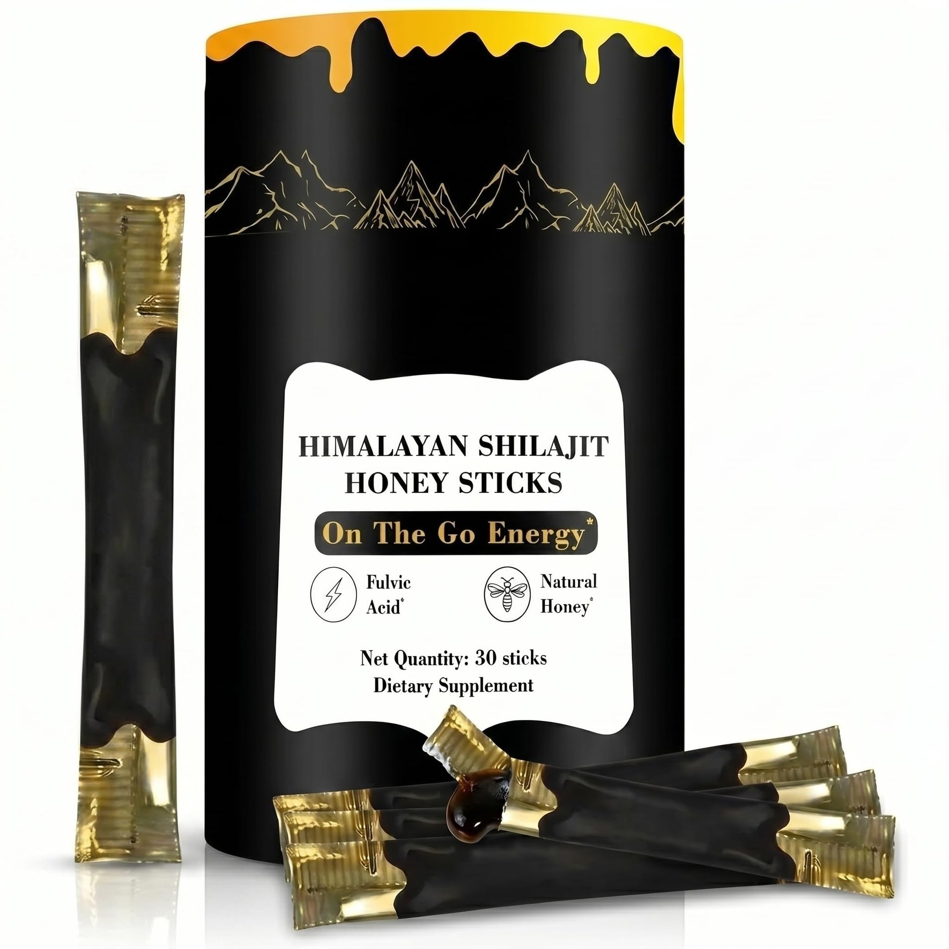 Buy Reliable LLC Shilajit Honey Sticks Softgel 30 Count