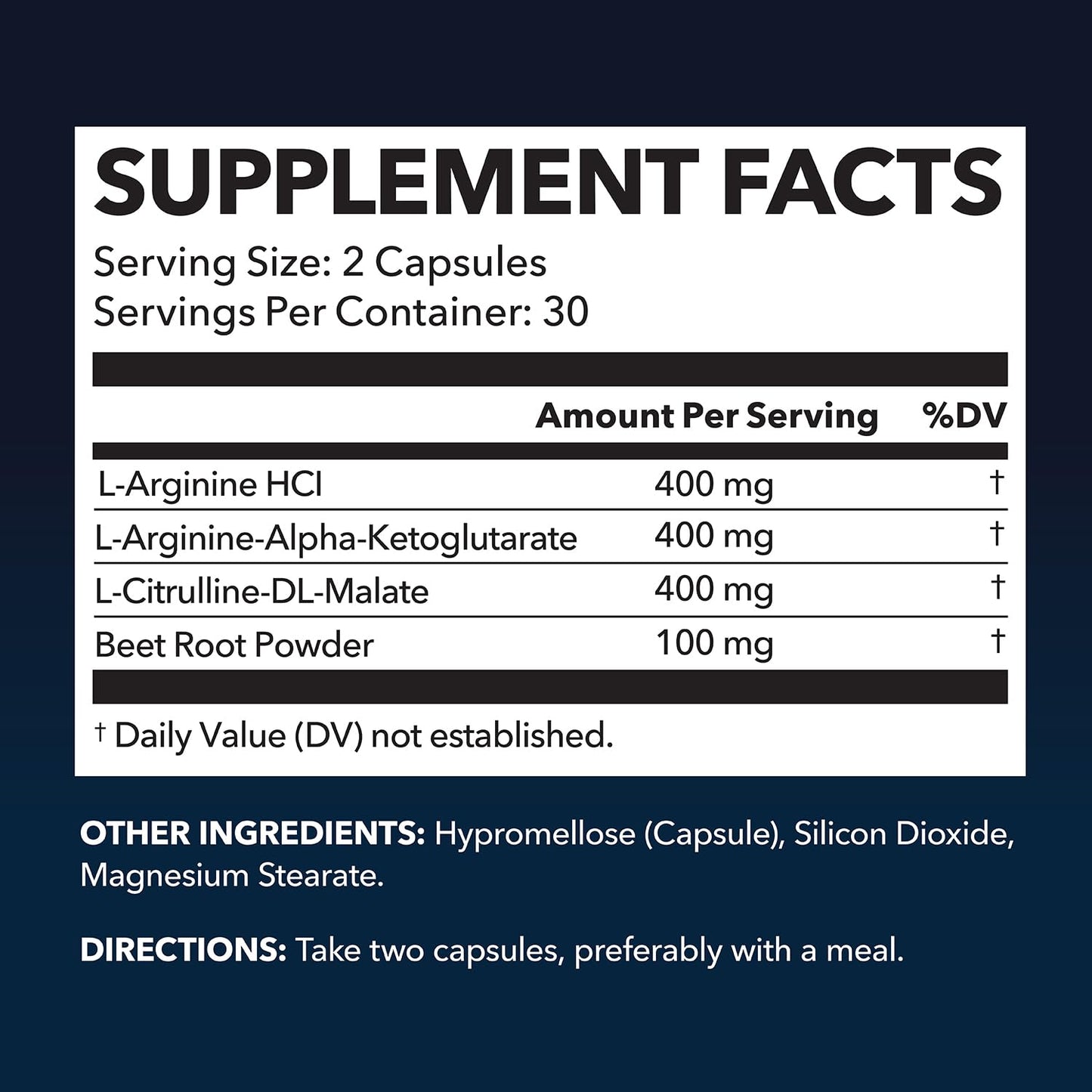 HAVASU NUTRITION L-Arginine with L-Citrulline Capsules, 60 Capsules