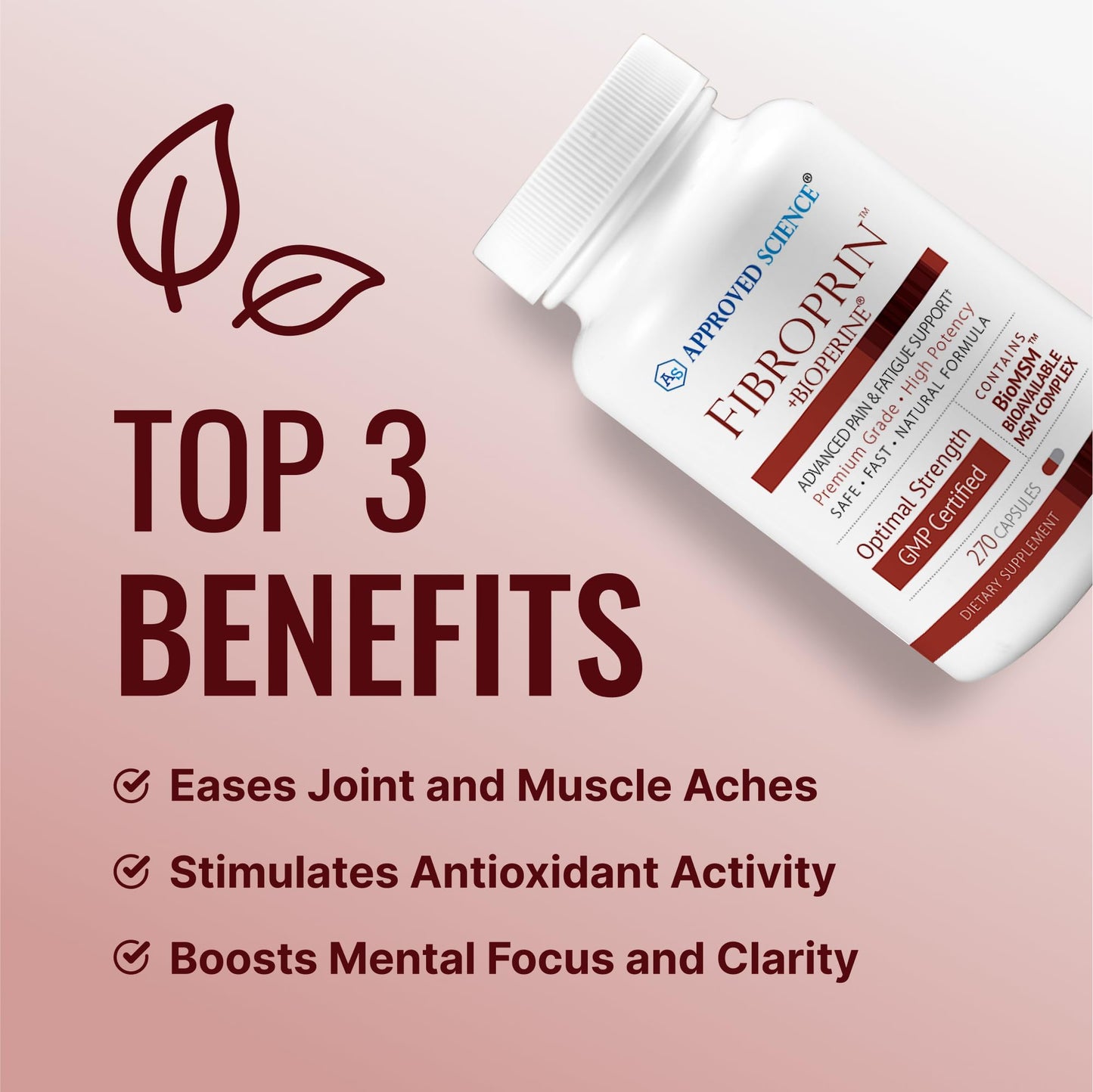 Approved Science Fibroprin 540 Capsules