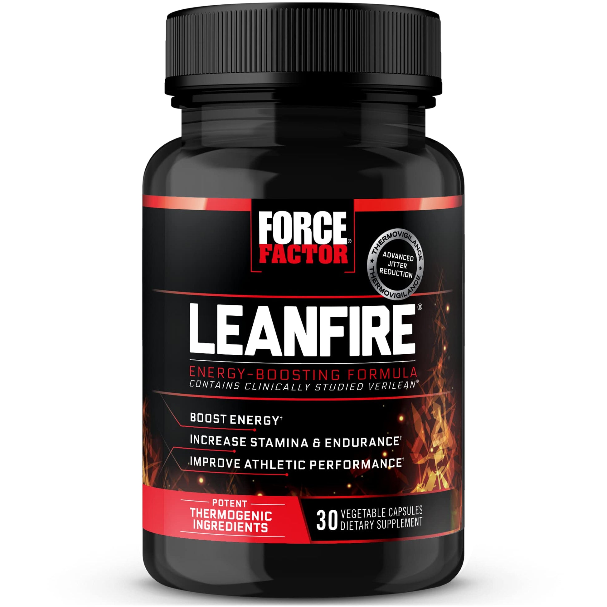 Force Factor LeanFire Pre Workout Energy Capsule 30 Count