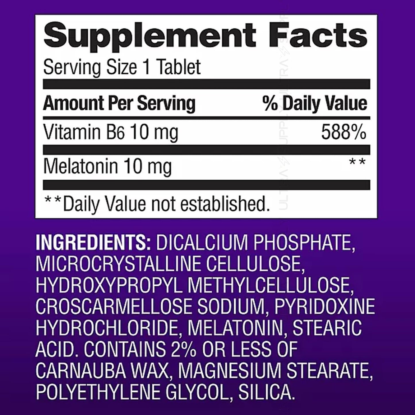 Generic Members Mark Melatonin 10mg Tablets 1 Count