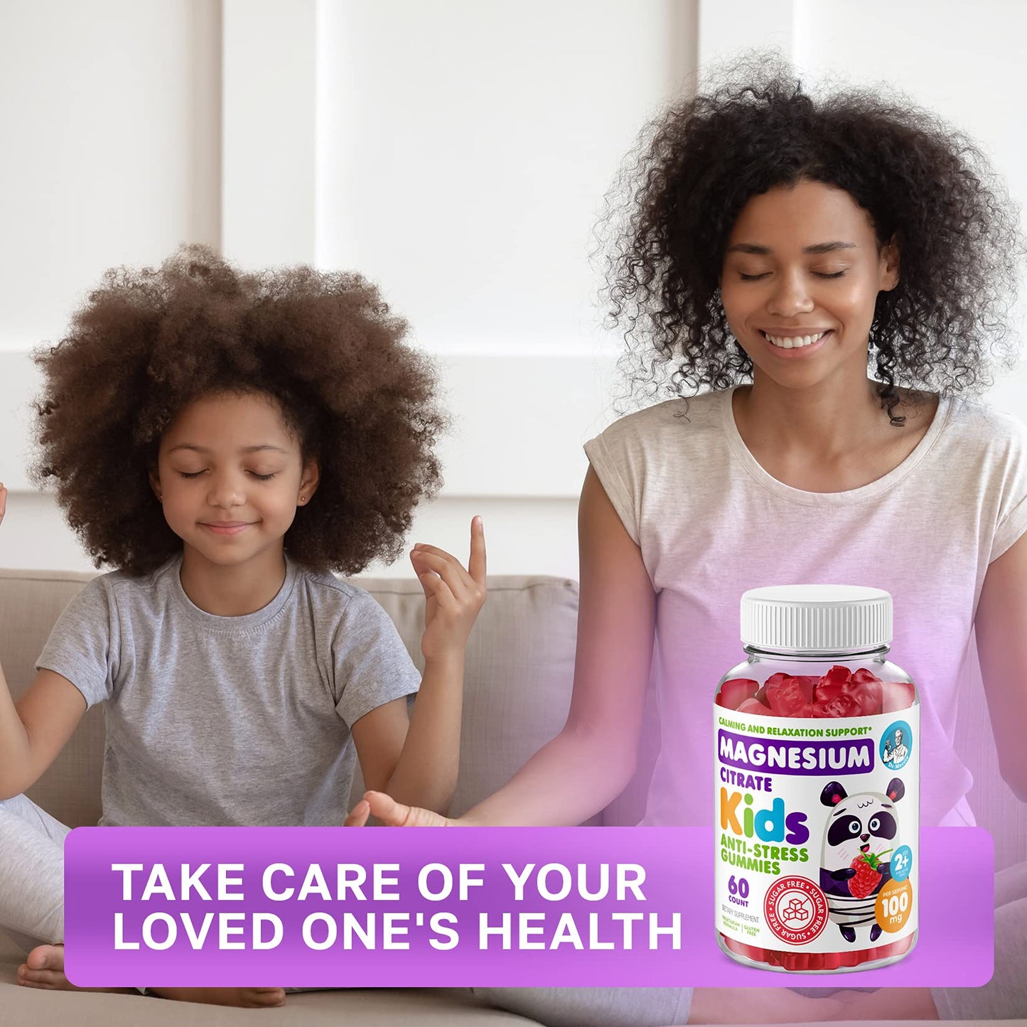 DR. MORITZ Magnesium Gummies for Kids Sugar-Free, 60 Count