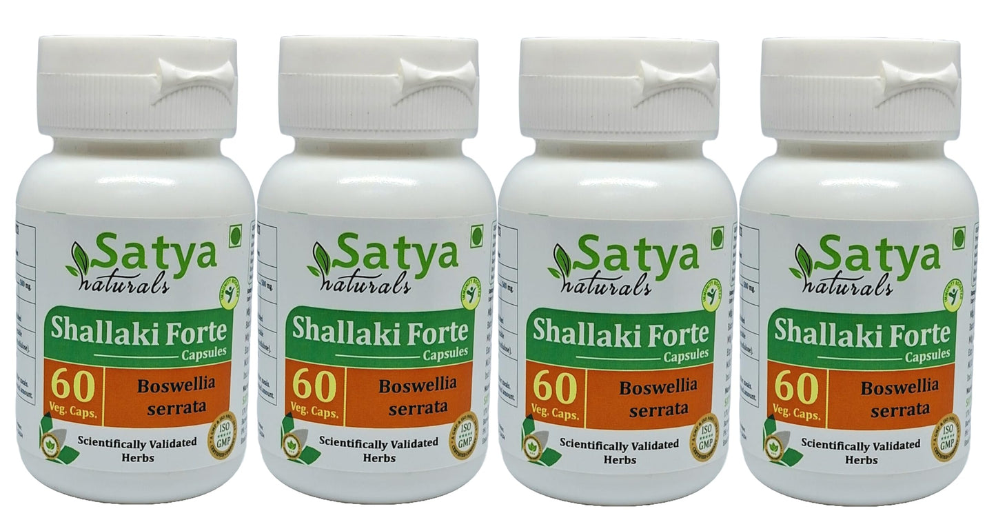 Satya Naturals Shallaki Forte 500 mg Capsules, 240 Count