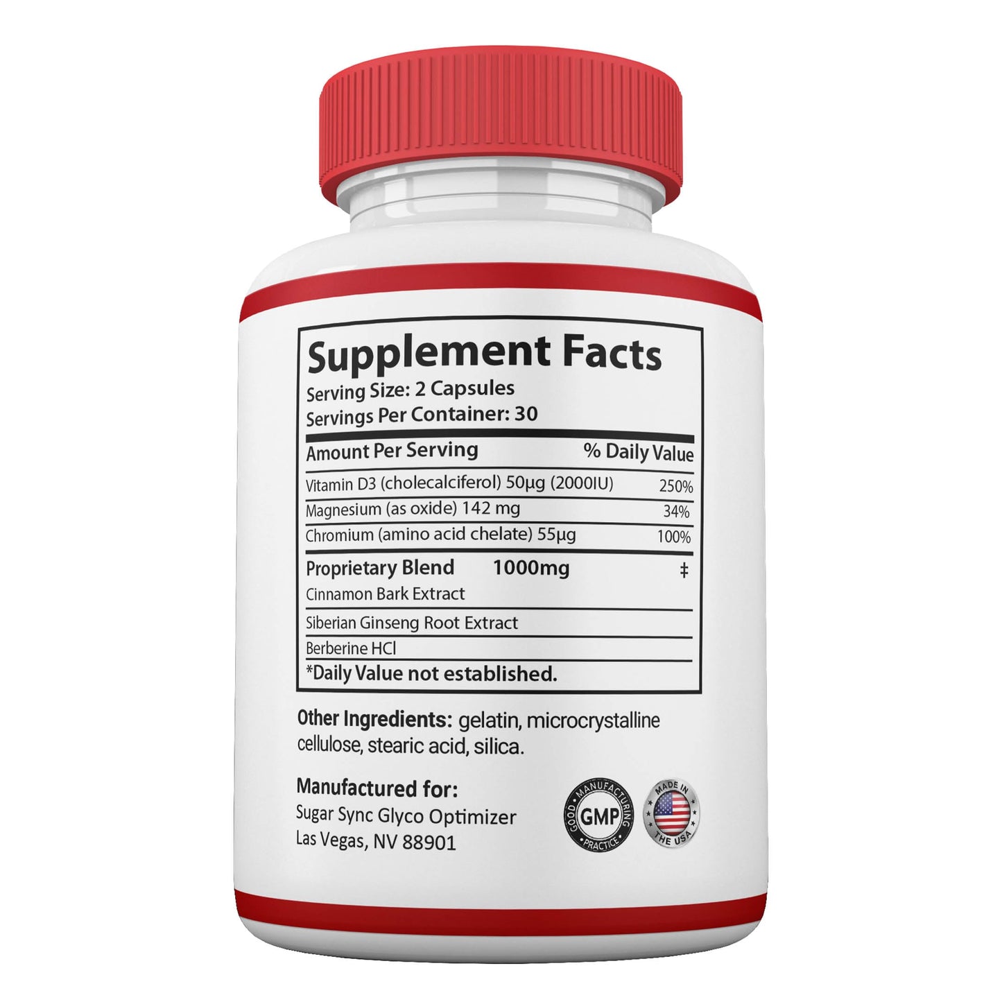 Gold Nutra SugarSync Glyco Optimizer Capsule, 2 Pack