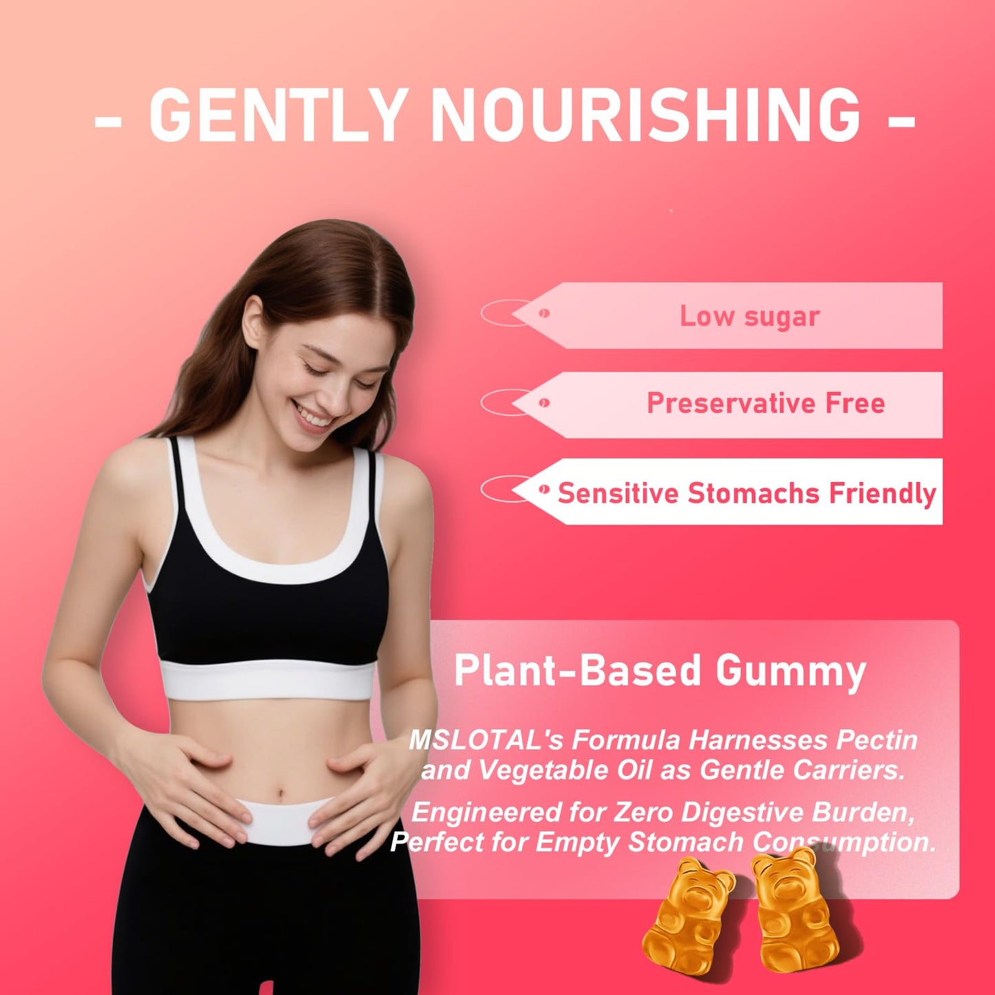 MSLOTAL Calcium Citrate Gummies 120 Chews