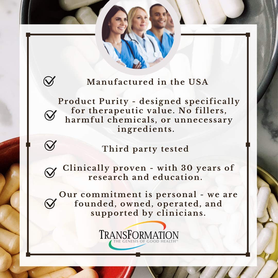 TRANSFORMATION GastroZyme Supplement with Enzymes, Papaya Leaf, and Rhodiola Rosea for Gastrointestinal Comfort, 270 Capsules
