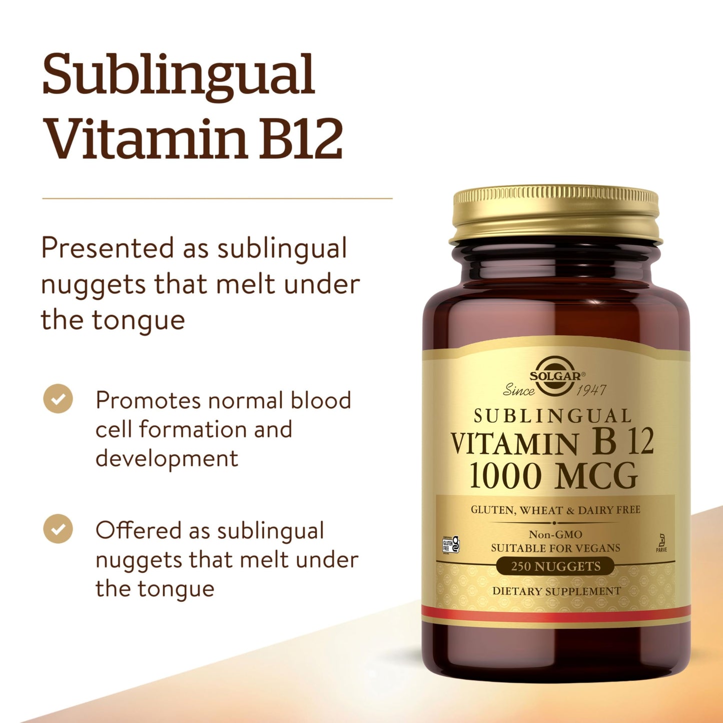 Solgar Vitamin B12 1000 mcg Capsule 250 Count