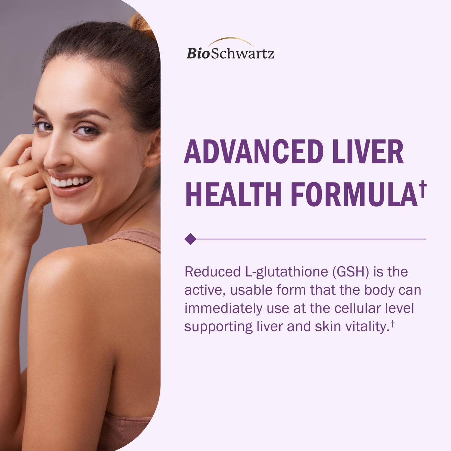 BioSchwartz Reduced Glutathione Supplement 30 Capsules