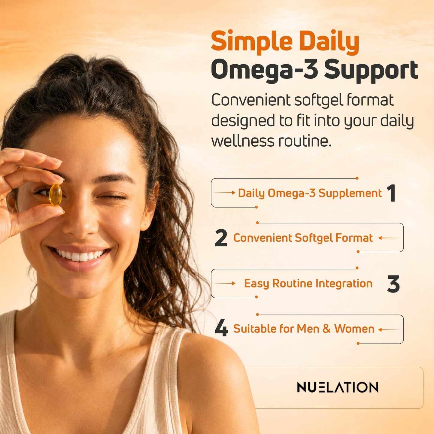 NUELATION Omega 3 Fish Oil 2000mg Softgels 120
