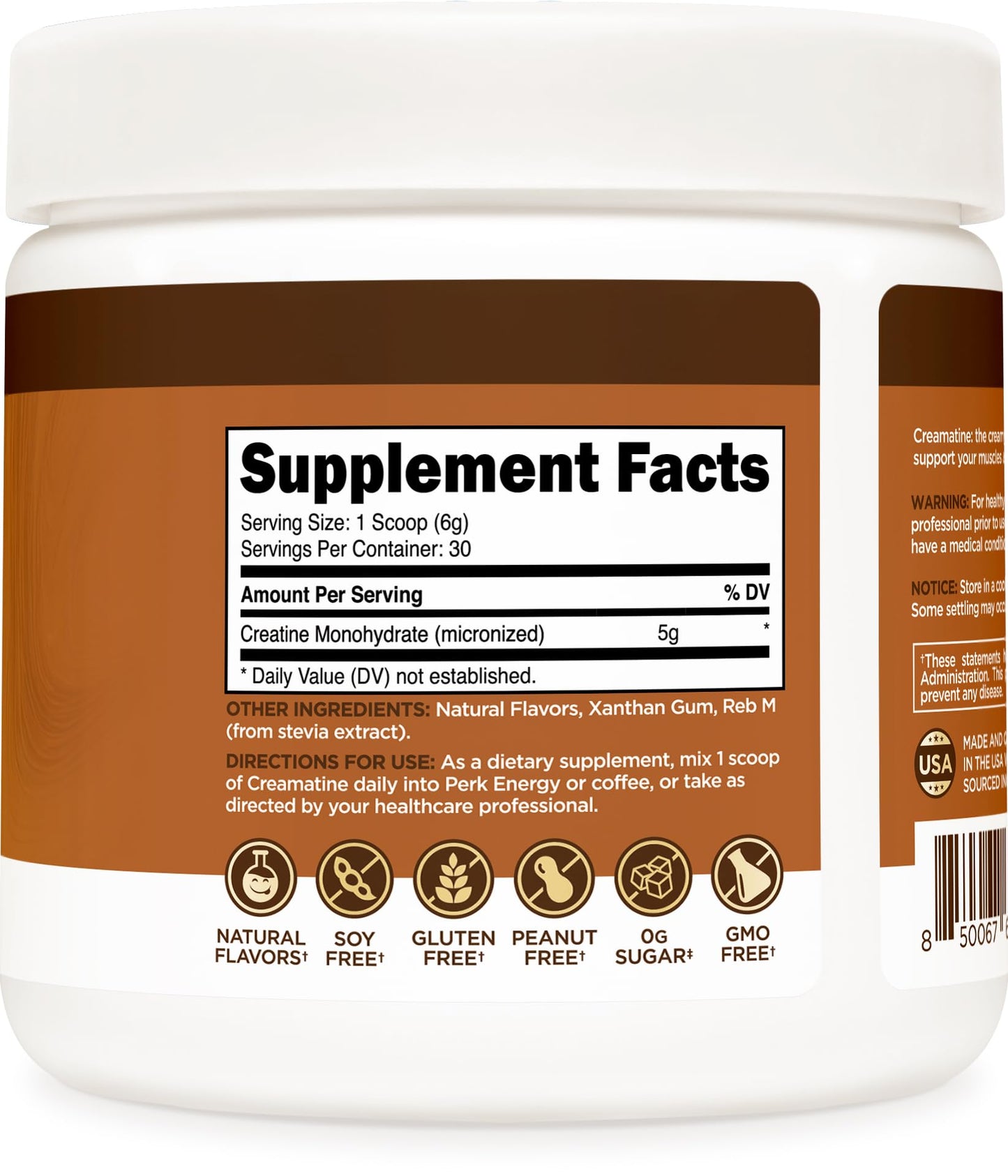 Perk Creamatine Powder 6.1 Ounce
