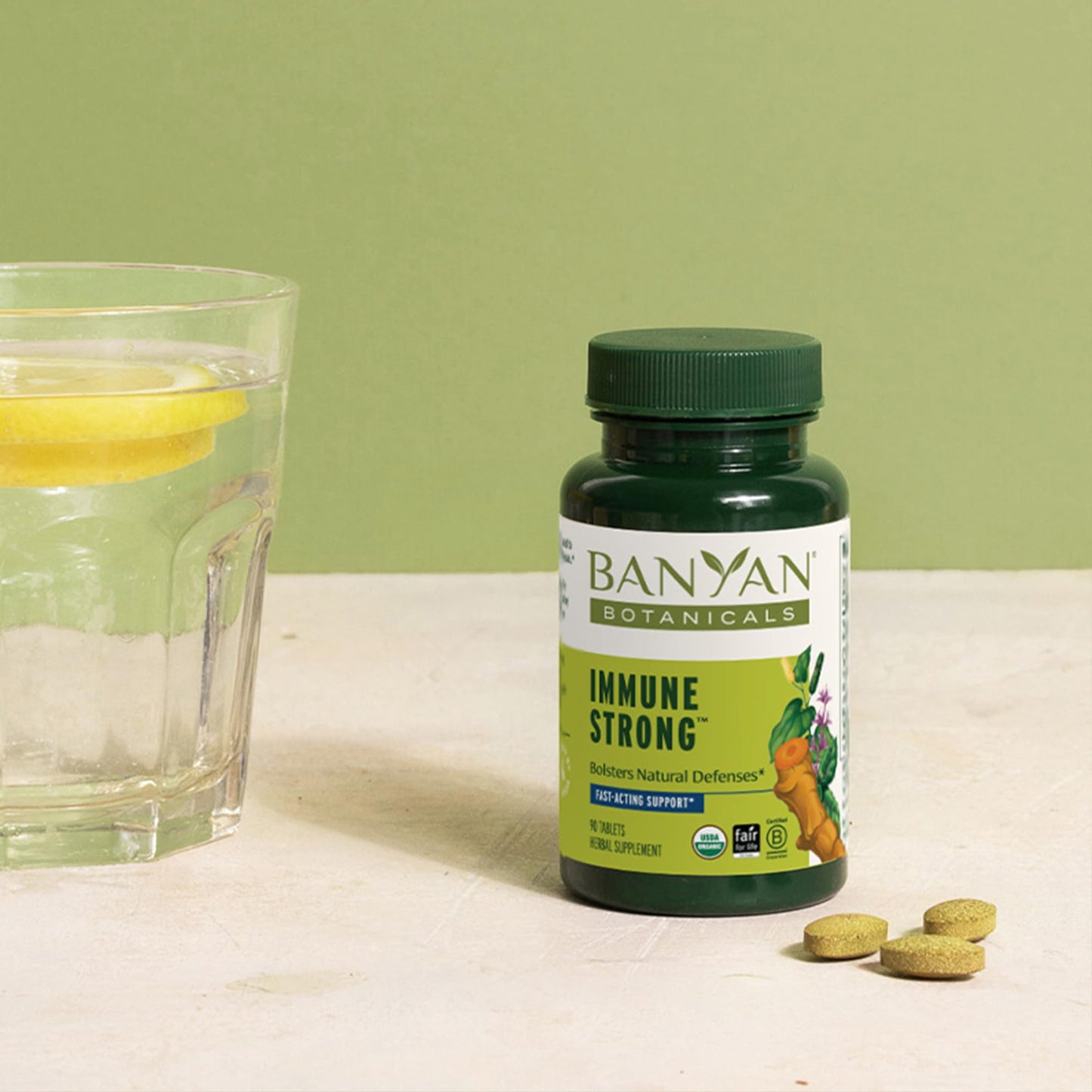 Banyan Botanicals Immune Strong Tablets, 90 Count