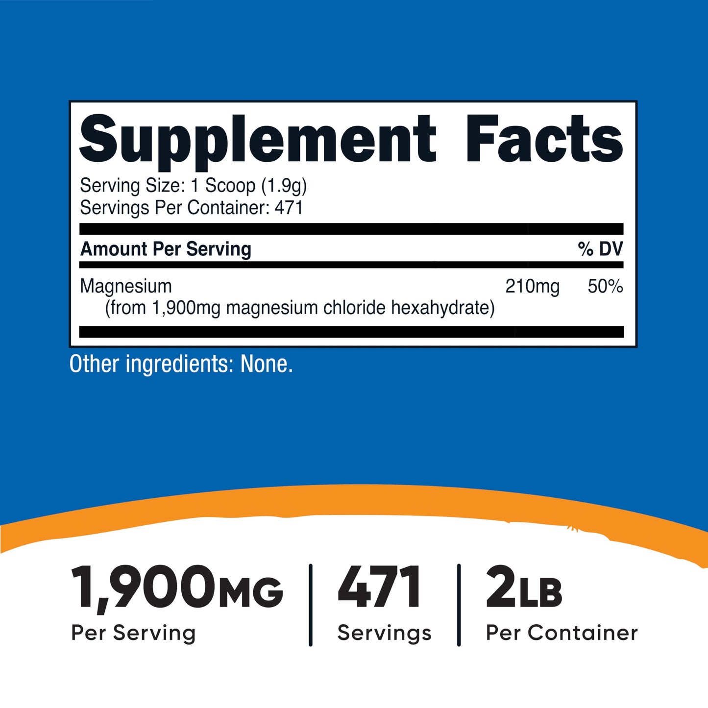 Nutricost Magnesium Chloride Powder 32.4 Ounce