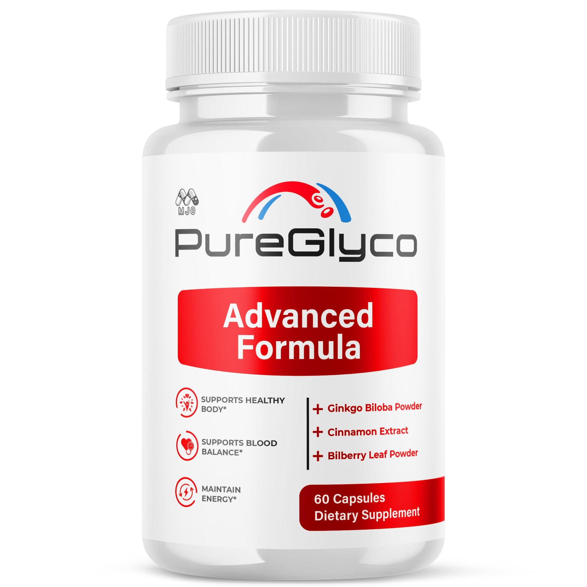 MJO Pure Glyco Capsules, 60 Count