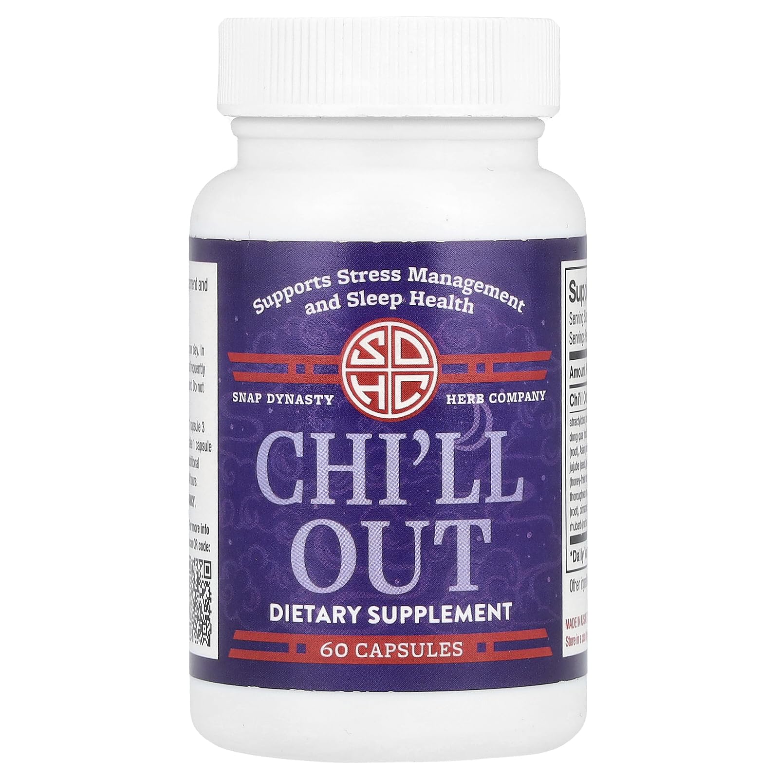 Snap Dynasty Herb Company Chi'll Out Capsule 1